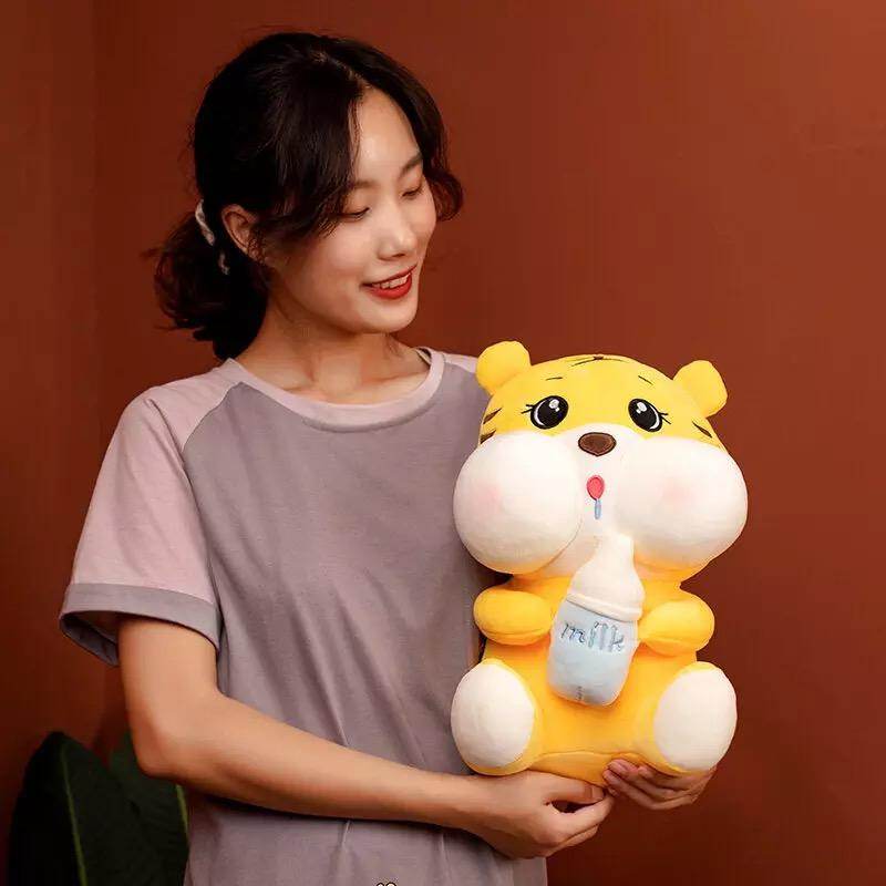 Cute Tiger Plush Toy - Soft & Huggable Stuffed Animal for Kids, Gifts, and Nursery Decor | Perfect for Birthdays, Valentine's Day, and Room Decoration