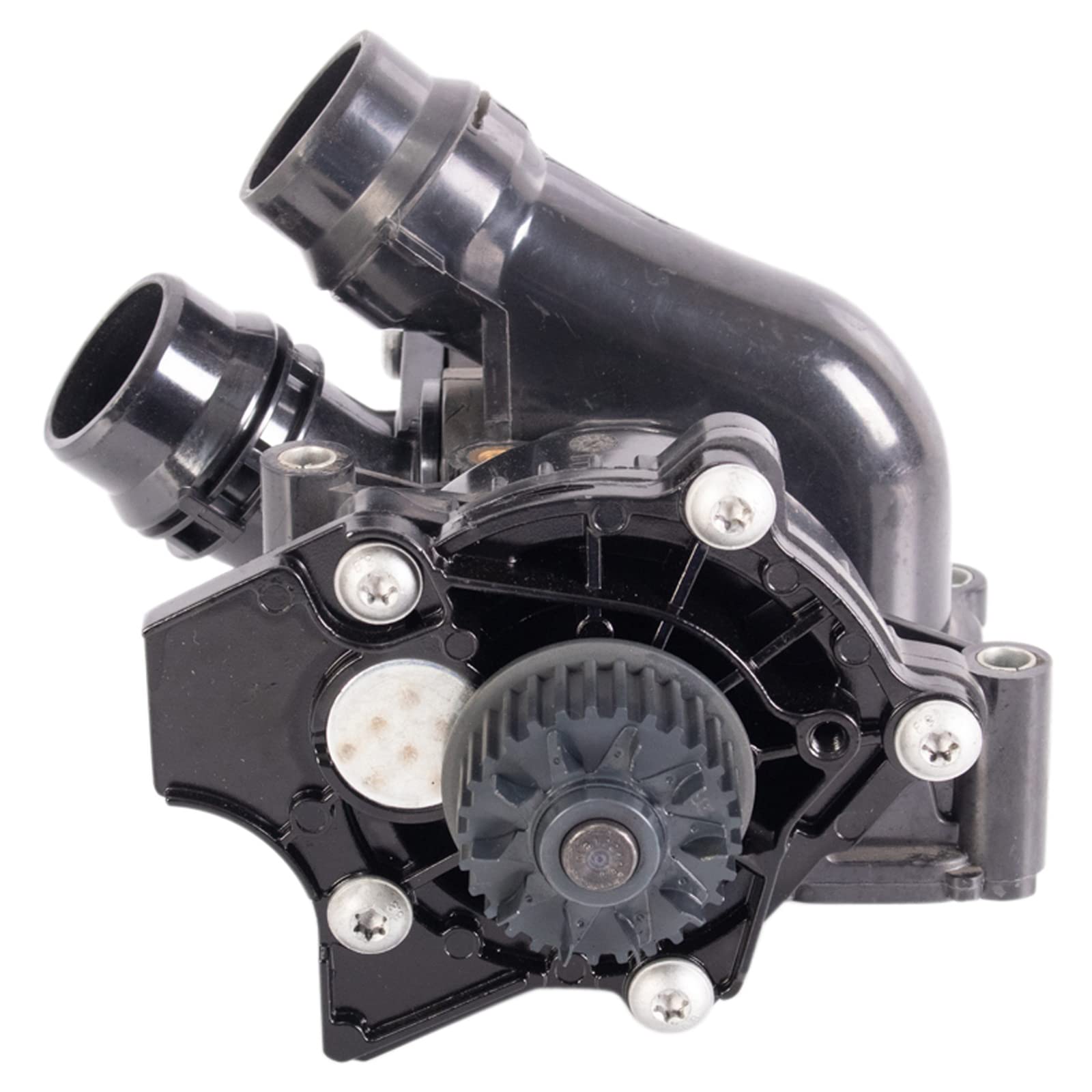TRQ Engine Coolant Water Pump Replacement for Audi Volkswagen 1.8L 2.0L TSI - Direct Fit OEM Compatible with A3 A4 A5 A6 Q3 Q5 Jetta Golf Passat - High Performance Cooling System Part for Daily Driving & Extreme Weather Conditions
