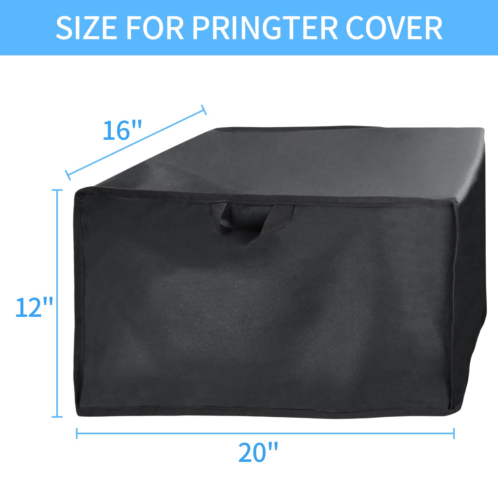 Waterproof Universal Printer Dust Cover for HP, Epson, Canon, Brother Printers - 20 x 16 x 12 Inch - Protect Your Printer from Dust, Spills & Damage in Home or Office