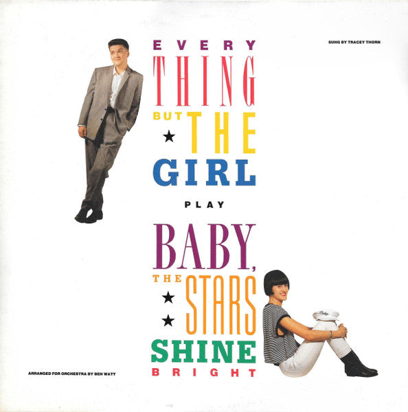 Everything But The Girl - Baby, The Stars Shine Bright Vinyl LP Album (VG+ Condition) - Perfect for Record Collectors & Vintage Music Lovers