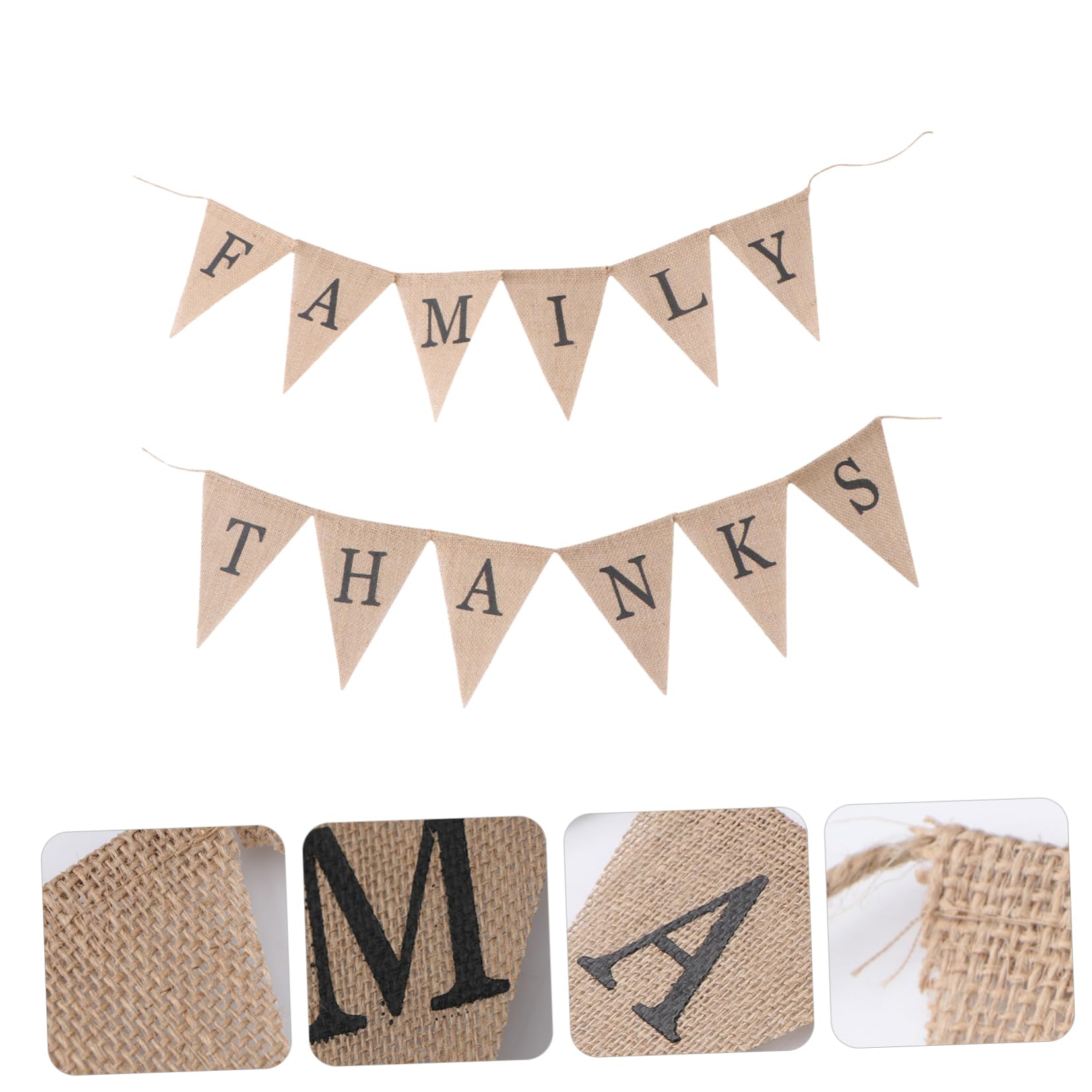 PRETYZOOM Rustic Cheese Themed Burlap Banner - Thanksgiving Party Decorations for Family Gatherings, Holiday Home Decor, Farmhouse Kitchen Wall Hanging (Perfect for Thanksgiving Dinner, Christmas Decor & Rustic Weddings)