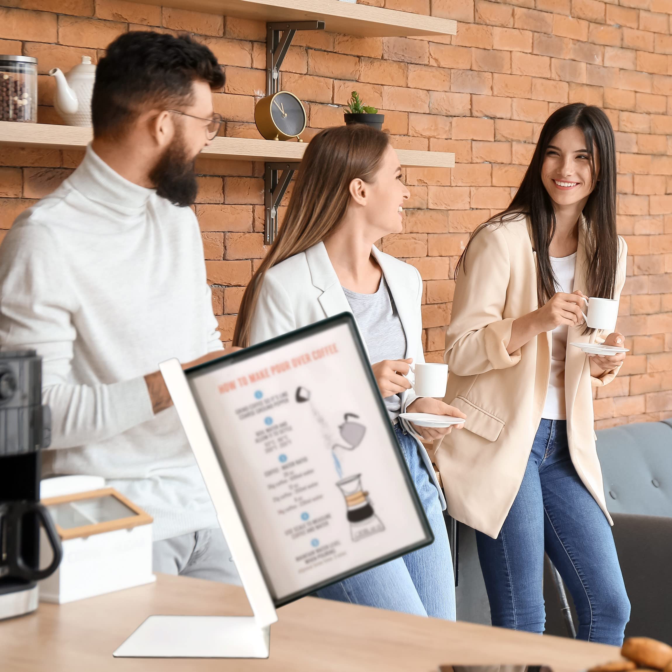 Leviatan Table Display System - Adjustable Stand for Presentation Boards & 10 Panels | Multi-Colored Trade Show & Classroom Display Solution | Perfect for Exhibitions, School Projects & Retail Visual Merchandising