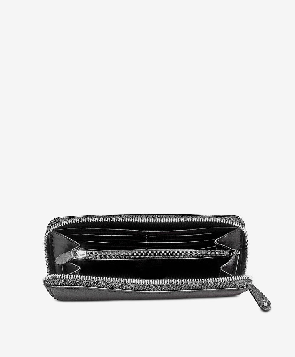 Large Zip Around Wallet for Women & Men - RFID Blocking Travel Wallet with Multiple Card Slots & Coin Pocket - Perfect for Everyday Use, Business Trips & Travel Accessories