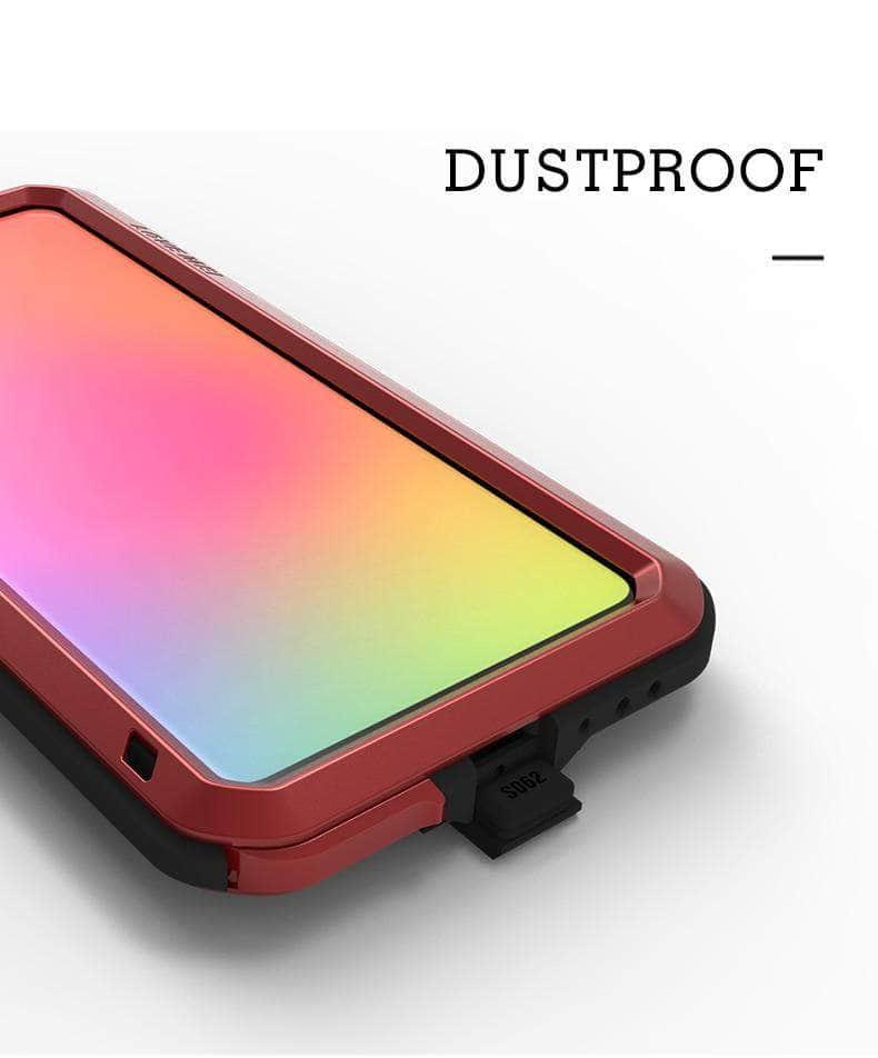 Samsung Galaxy S20 Ultra/S20 Plus/S20 Shockproof Aluminum Case - Heavy Duty Armor Protection for Outdoor, Travel & Daily Use