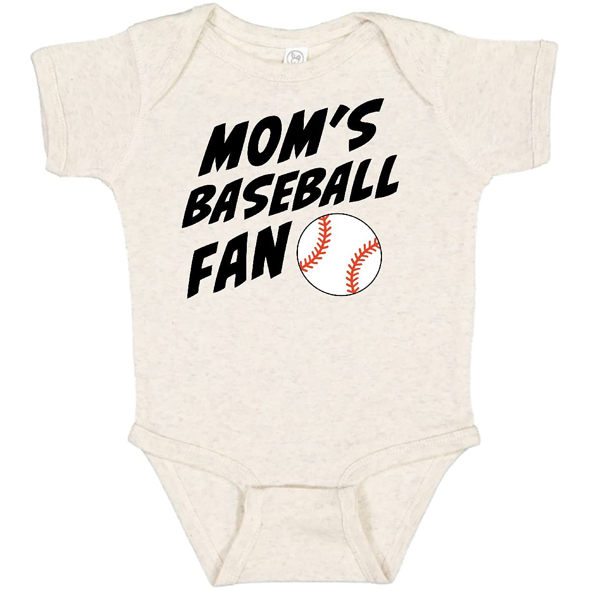 Inktastic Mom's Baseball Fan Baby Bodysuit - Soft Cotton Infant Onesie for Baseball Lovers - Perfect for Game Day, Family Photos & Baby Showers