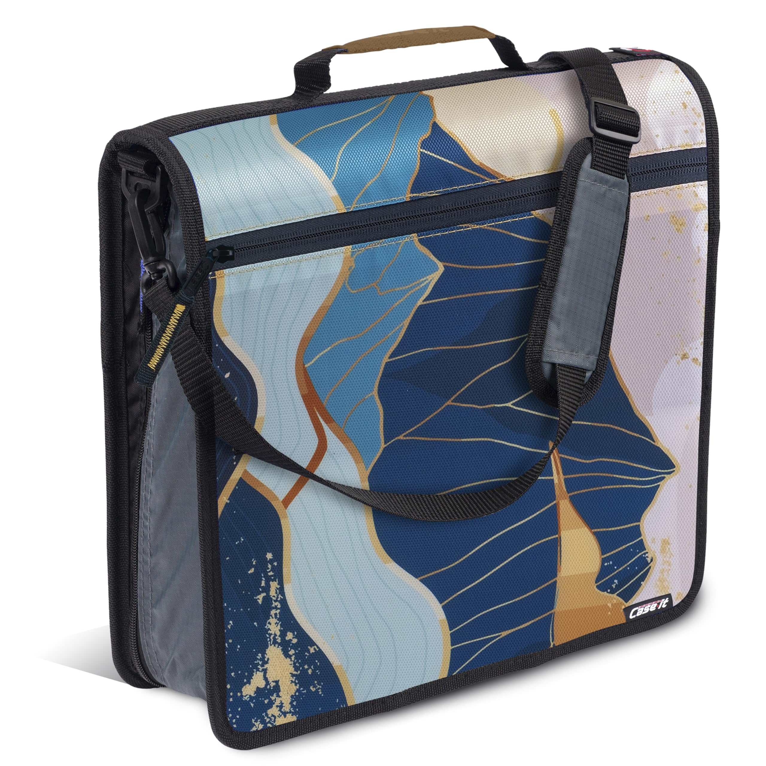 Case-it Mighty Zip Tab Zipper Binder - 3
