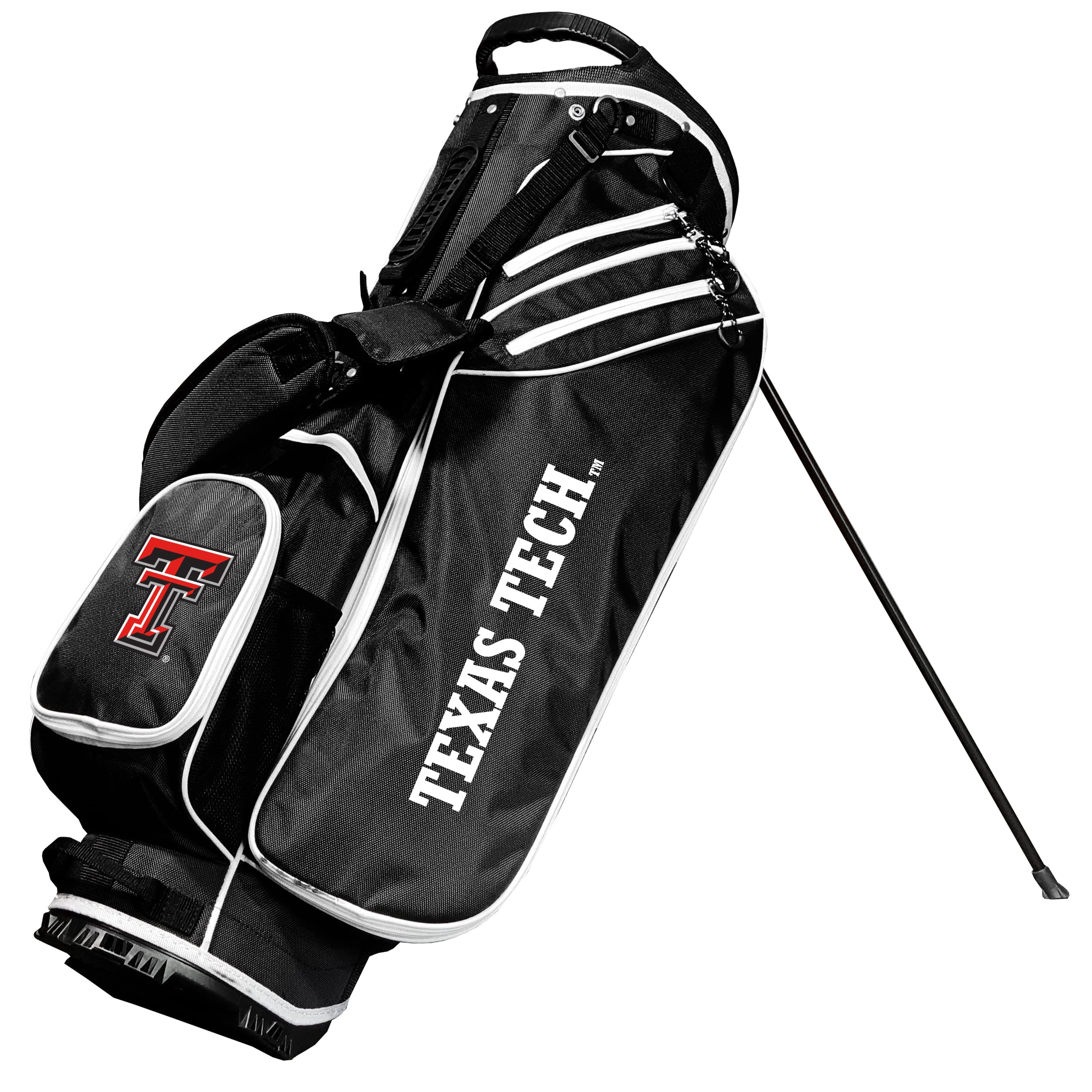 Team Golf NCAA Birdie Stand Golf Bag - Lightweight 14-Way Club Divider with Spring Action Stand | Insulated Cooler Pocket, Velcro Glove & Umbrella Holder | Padded Handles for Comfort | Perfect for College Golf Tournaments & Weekend Golf Outings