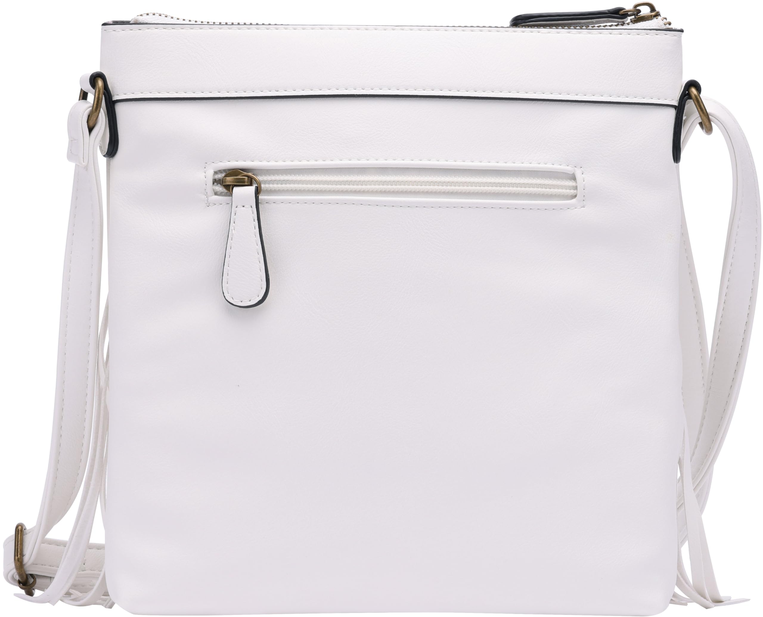 Vegan Fringed Crossbody Bag with Studs - Stylish Boho Purse for Women | Perfect for Casual Outings, Music Festivals & Everyday Use
