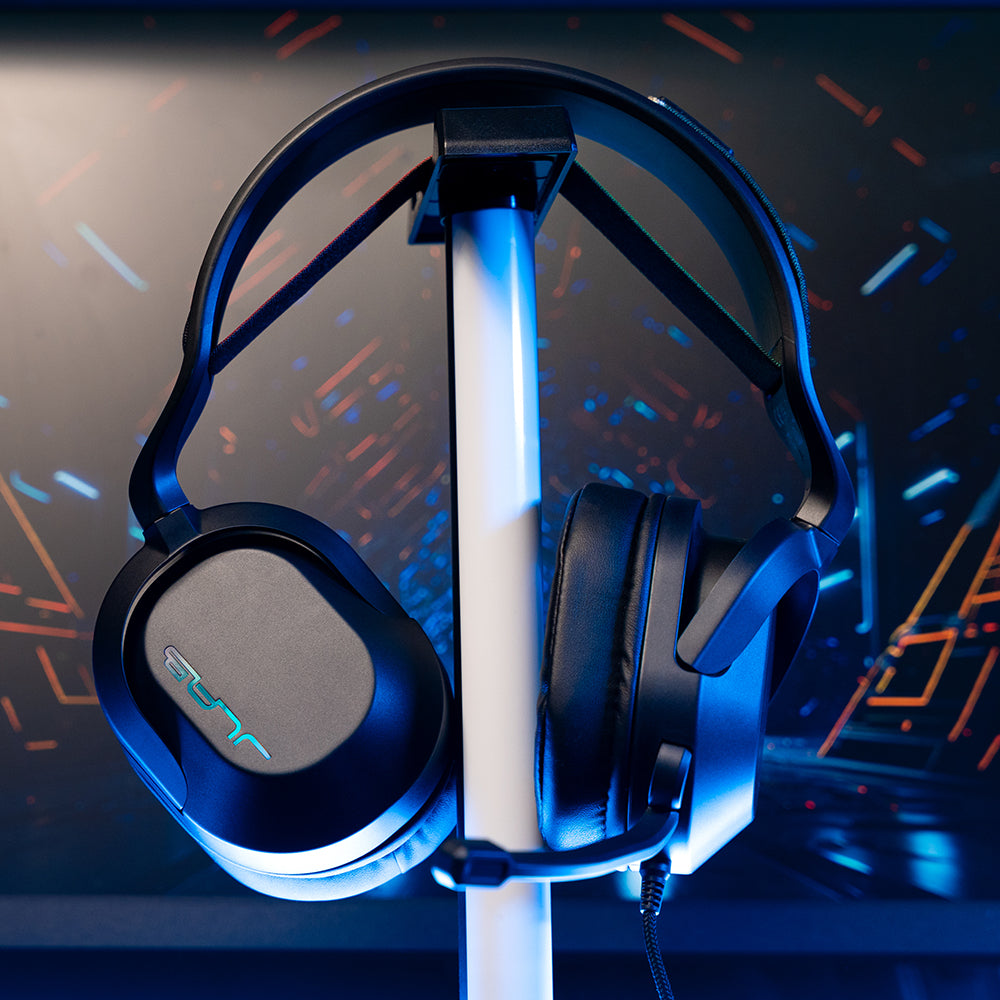 Nightfall Wired Gaming Headset with Noise Cancellation - Black | PC, PS4, PS5, Xbox Compatible for Immersive Gaming Experience