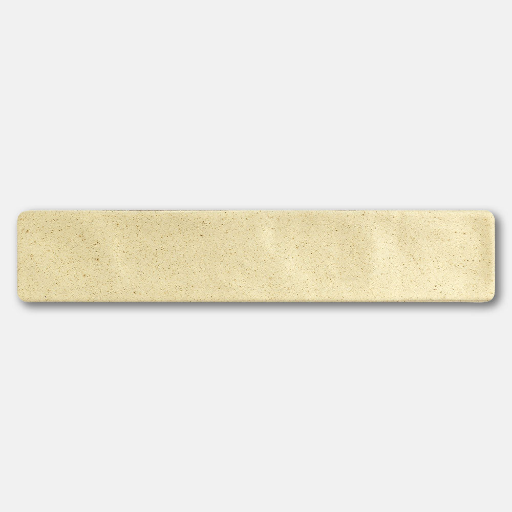 Handmade Mykonos Cream 50X250 Zellige Matte Subway Tile - Perfect for Kitchen Backsplash, Bathroom Walls & Mediterranean Style Home Decor