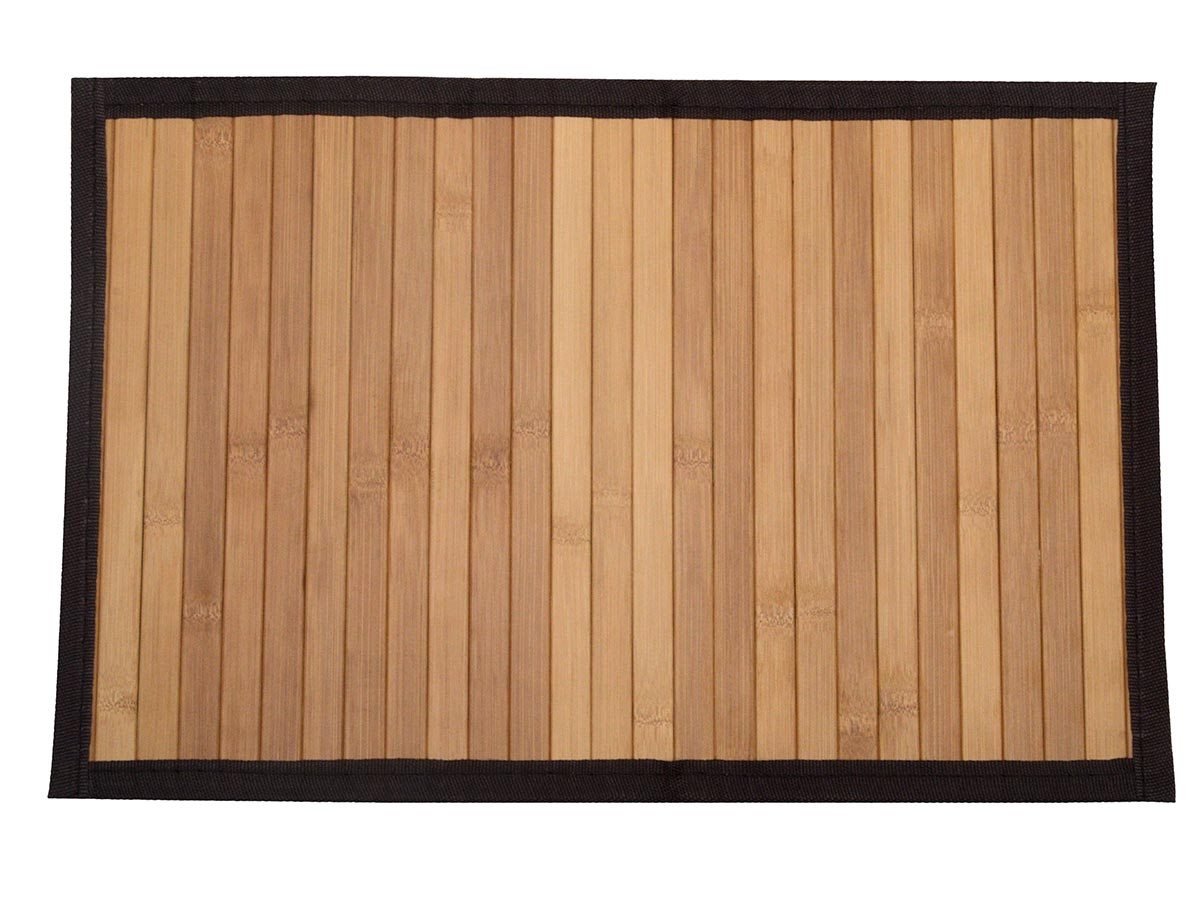 Eco-Friendly Bamboo Placemats & Table Runner Set - Natural Brown for Dining Table Decor | Perfect for Dinner Parties, Home Decor, and Holiday Gatherings
