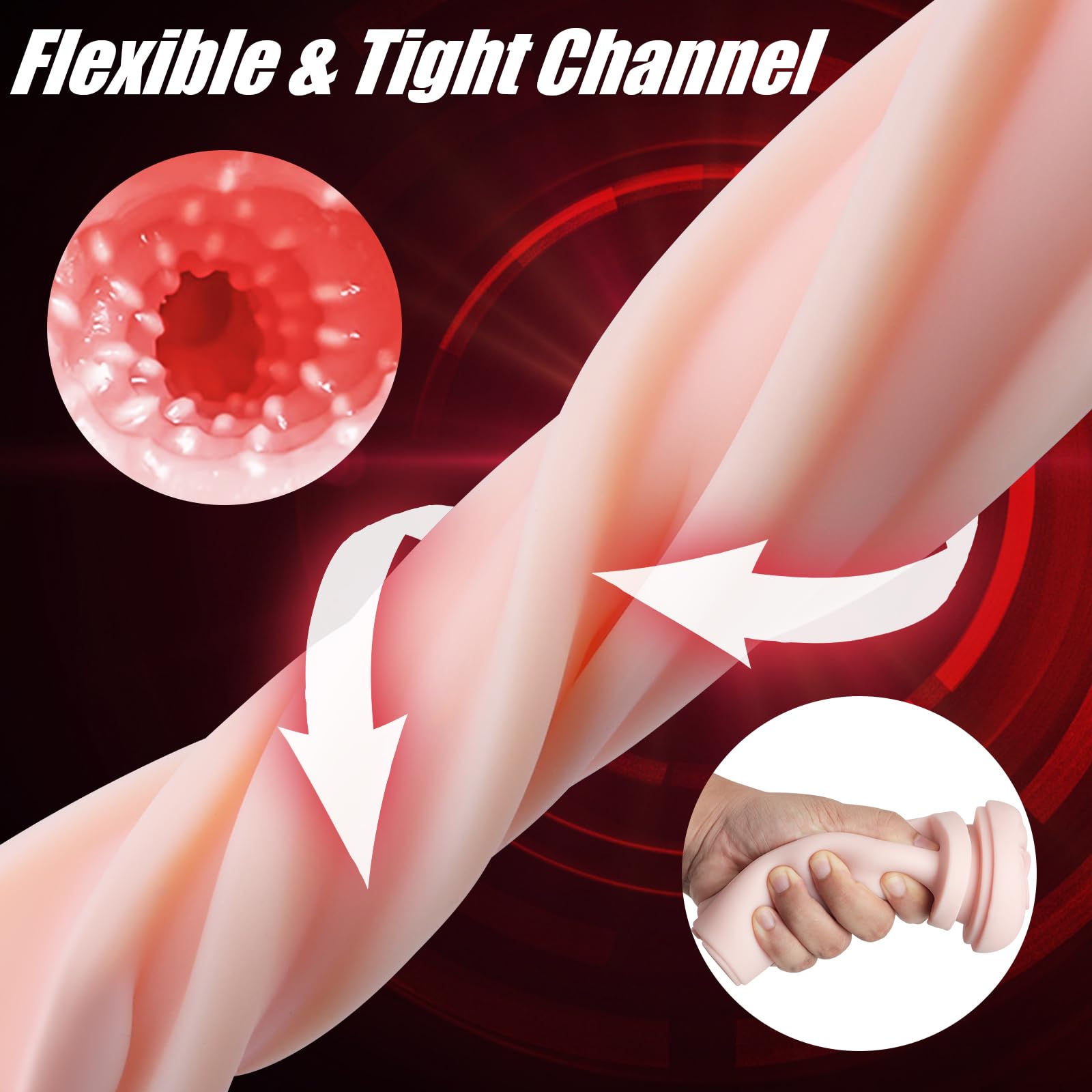 Premium Male Masturbator with 9 Vibration & 5 Suction Modes - Automatic Vibrating Pocket Pussy with LCD Display & Realistic Textured Vagina - Hands-Free Male Sex Toy for Intimate Pleasure - Perfect for Solo Play, Couples Fun & Discreet Adult Entertainment