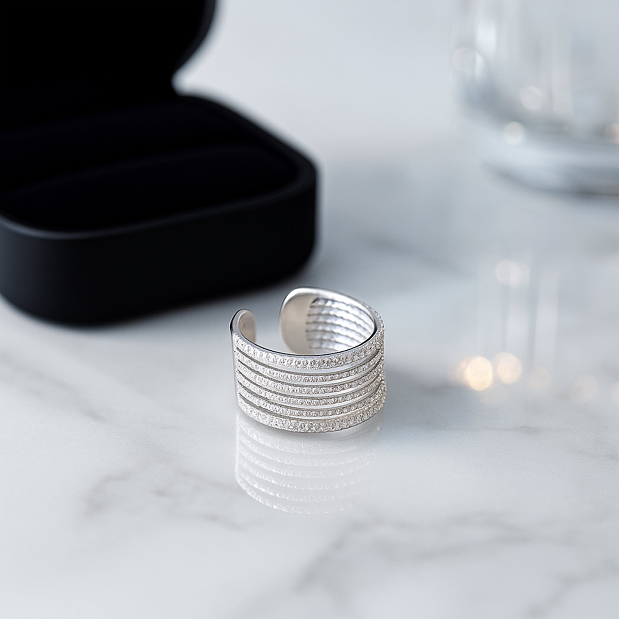 AG Collective Orion Band Ring – Dainty Stackable Ring for Women, Minimalist Gold & Silver Rings, Everyday Jewelry for Layering & Gifting