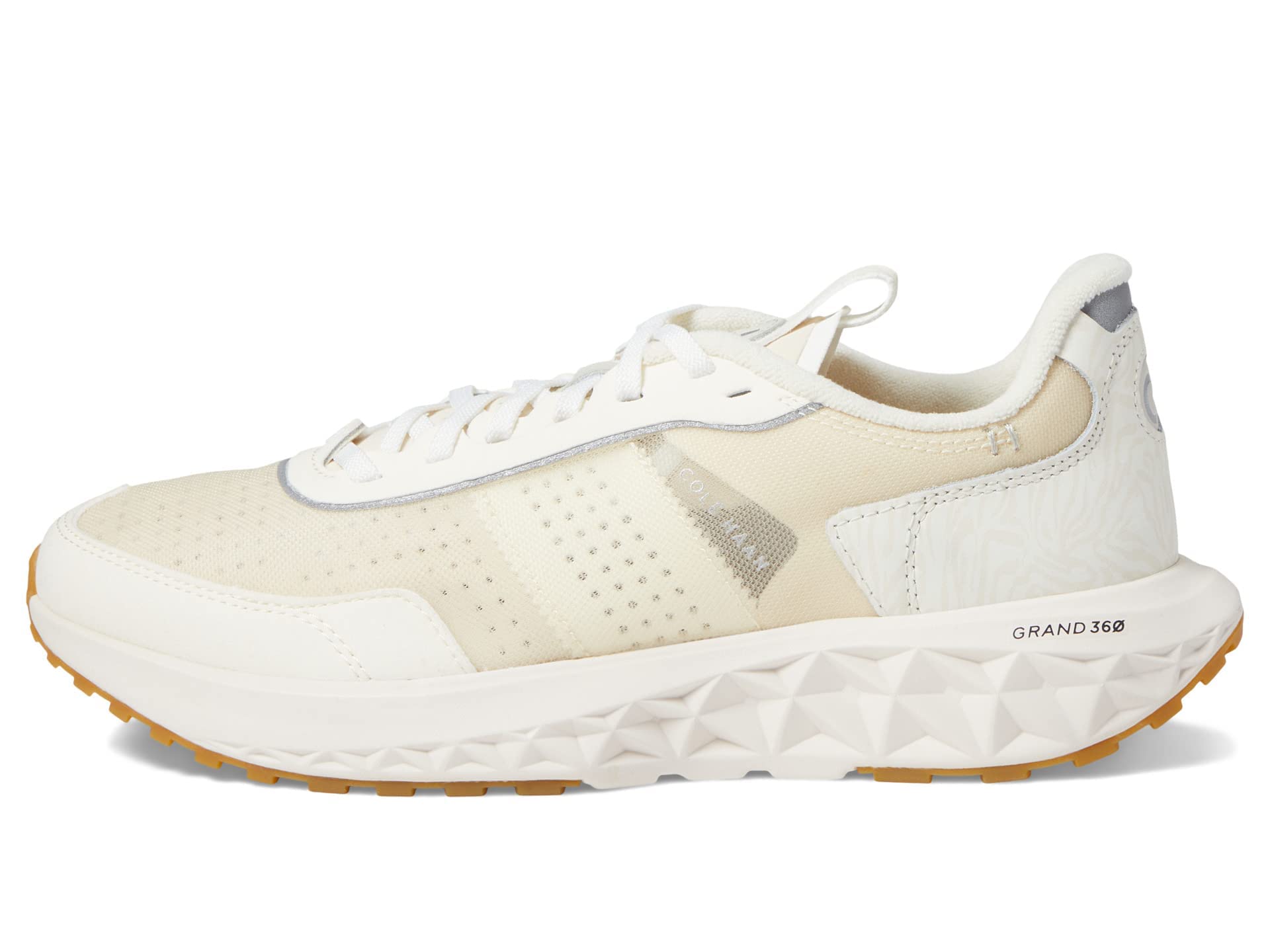 Cole Haan Zero Grand Outpace Runner Women's Sneakers - White Size 40 EU | Lightweight Comfortable Walking Shoes for Work, Travel & Everyday Wear