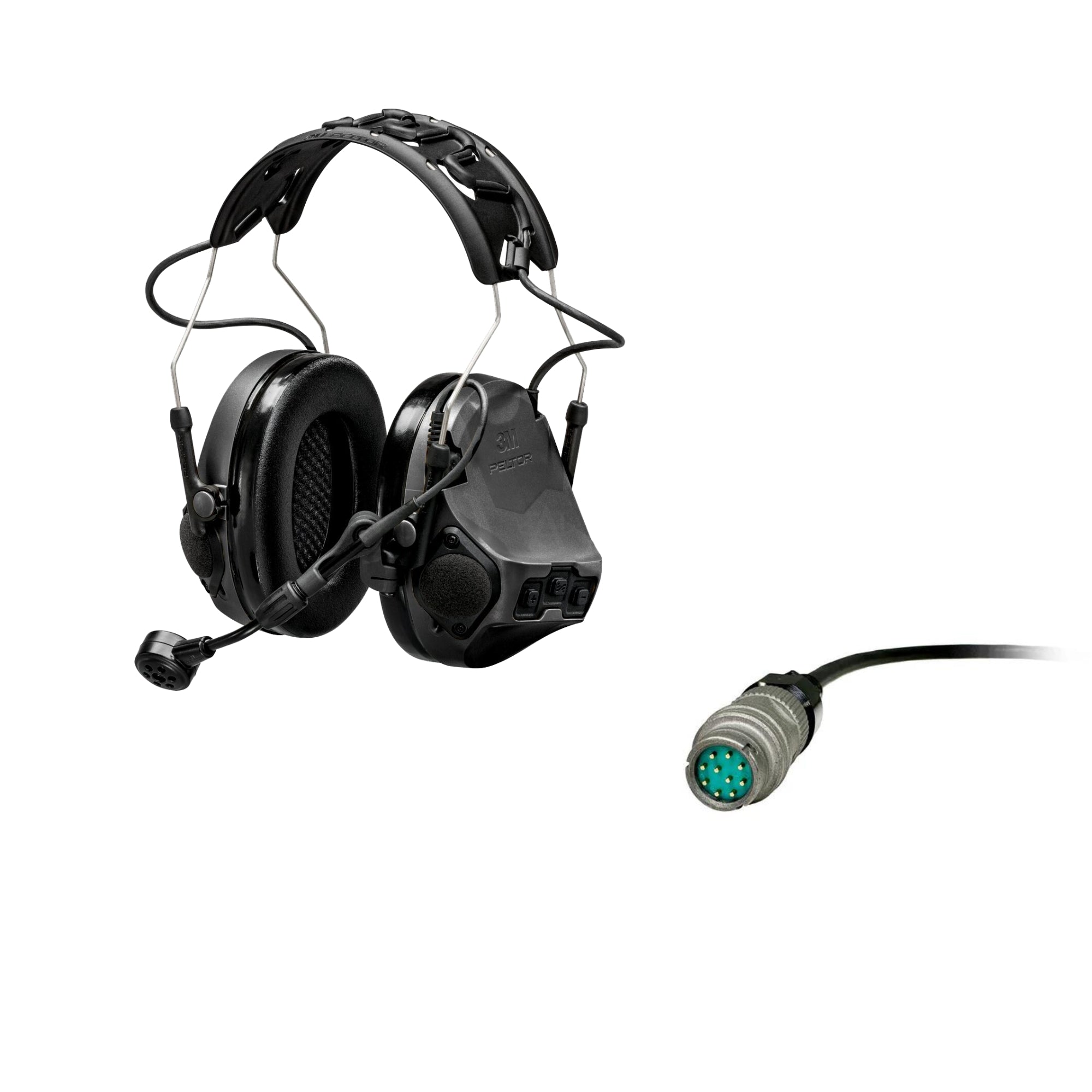3M Peltor ComTac VII Military-Grade Tactical Headset with TMAS Technology - Hearing Protection & Communication for Special Forces, Police & Shooting Enthusiasts - Ideal for Combat Training, Range Shooting & Tactical Operations