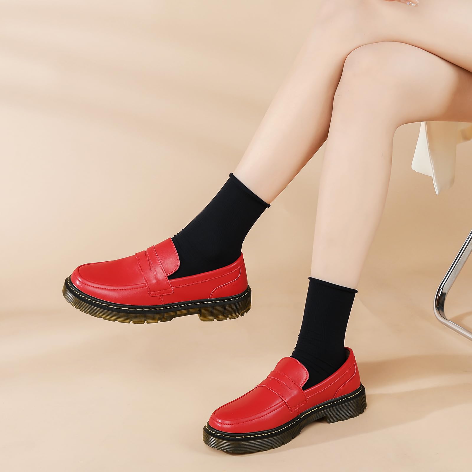 Women's Classic Penny Loafers - Comfortable Slip-On Driving Moccasins for Women | Perfect for Work, Casual Outfits & Everyday Wear