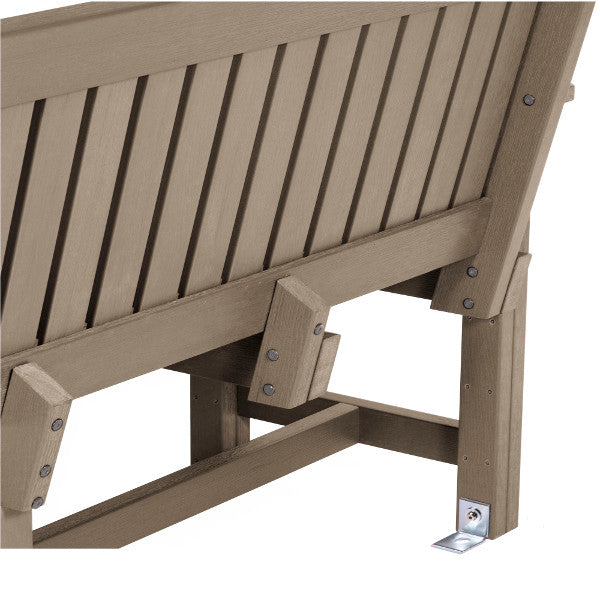 Premium Sequoia Wood Exeter 6-Foot Commercial Garden Bench - Heavy Duty Outdoor Patio, Park & Backyard Seating for Relaxation & Socializing