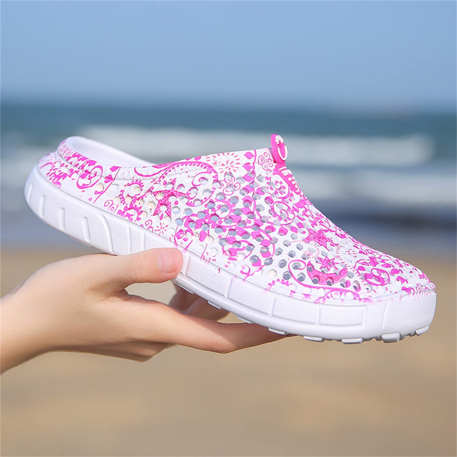 **MDPCX Women's Garden Clogs - Breathable Water Shoes for Beach, Pool, Bathing & Travel - Comfortable Slip-On Slippers for Walking, Home & Outdoor Use**