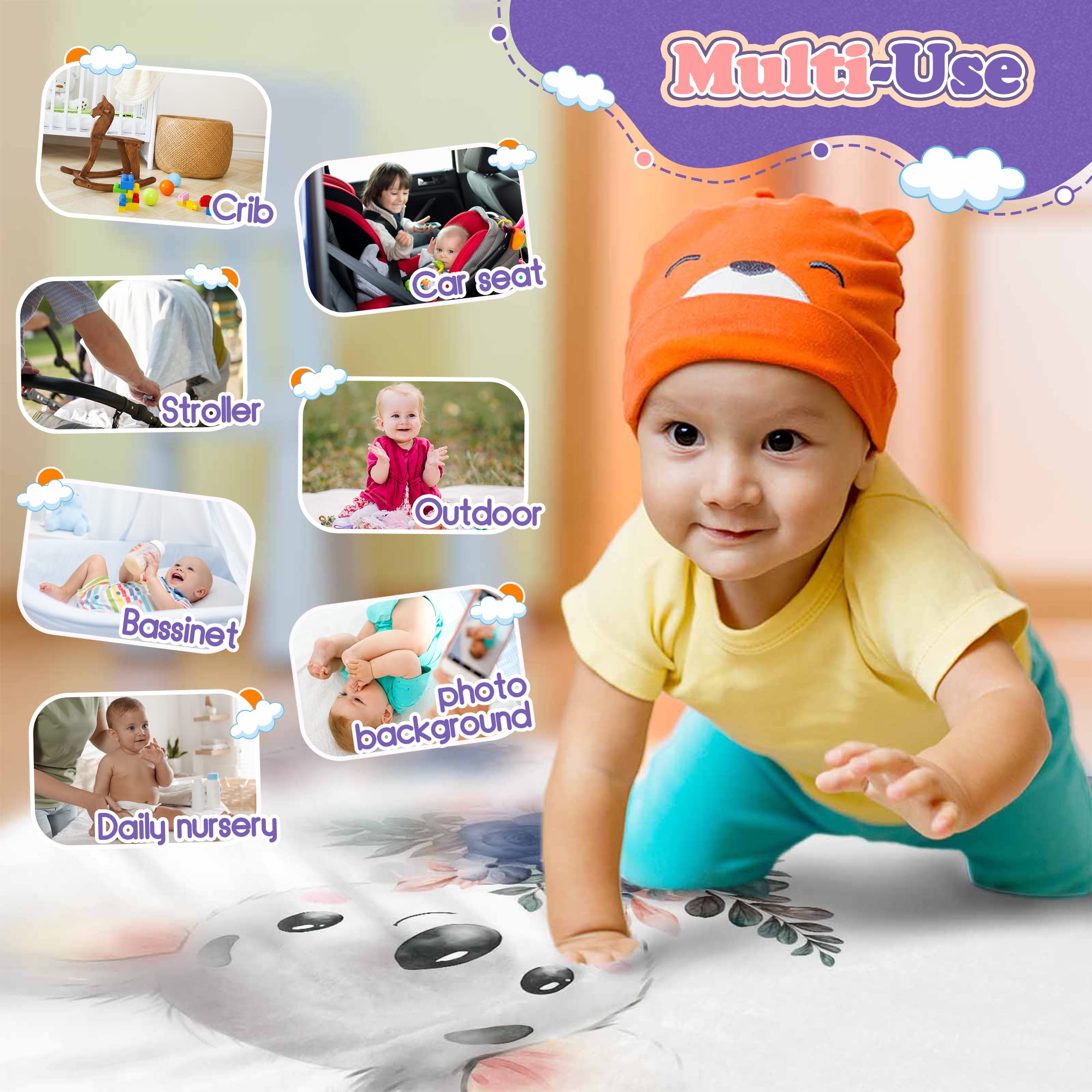 **Personalized Baby Blanket for Girls with Name - Custom Koala Design Newborn Gift, 30