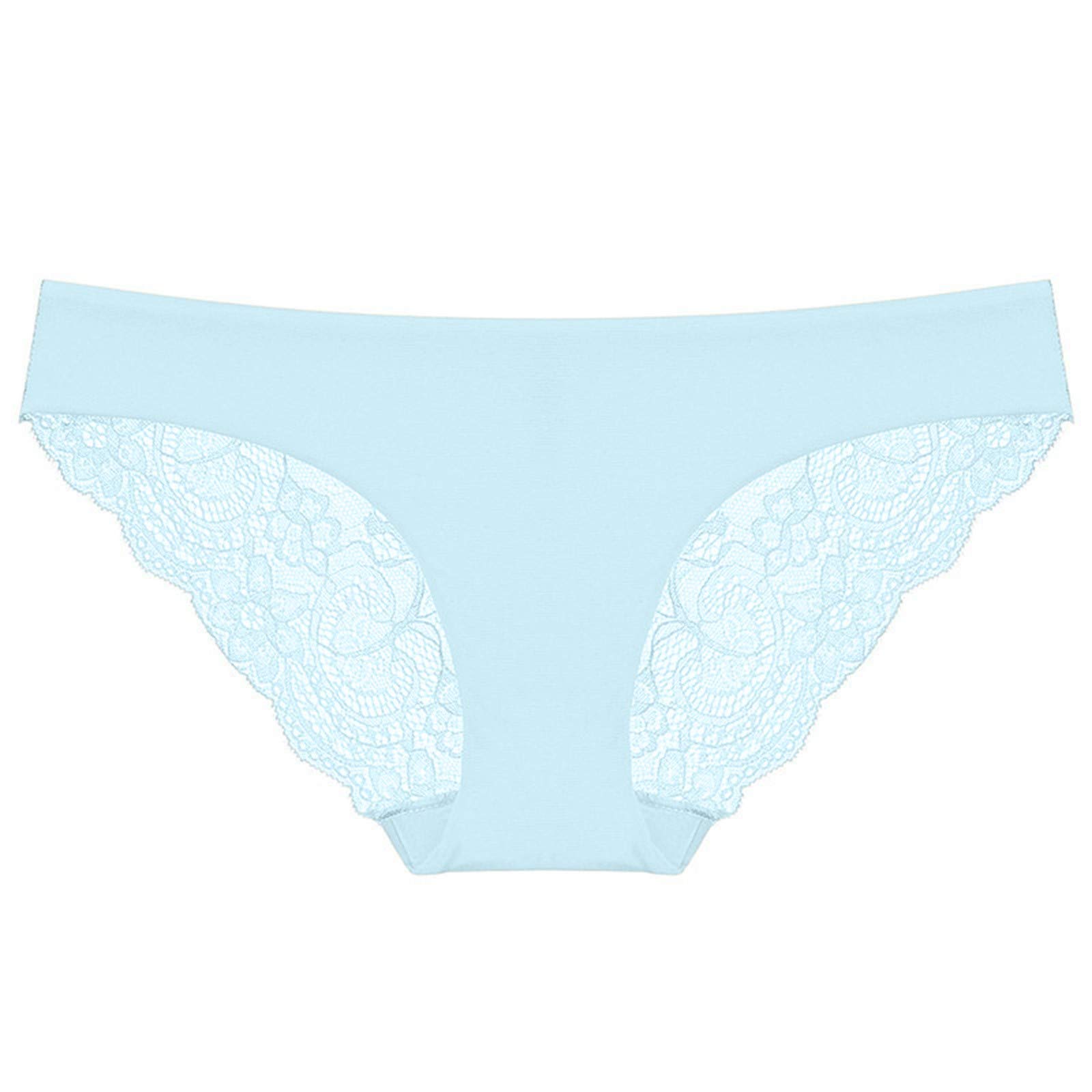 Sexy Transparent Lace Panties for Women - 1PC Breathable Low-Rise Underwear Set, S/M Size - Perfect for Lingerie, Role Play & Romantic Nights