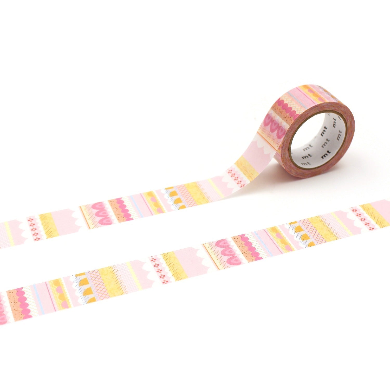 mt Cake Masking Tape by Kamoi Kakoshi - Decorative Washi Tape for Scrapbooking, Gift Wrapping & DIY Crafts