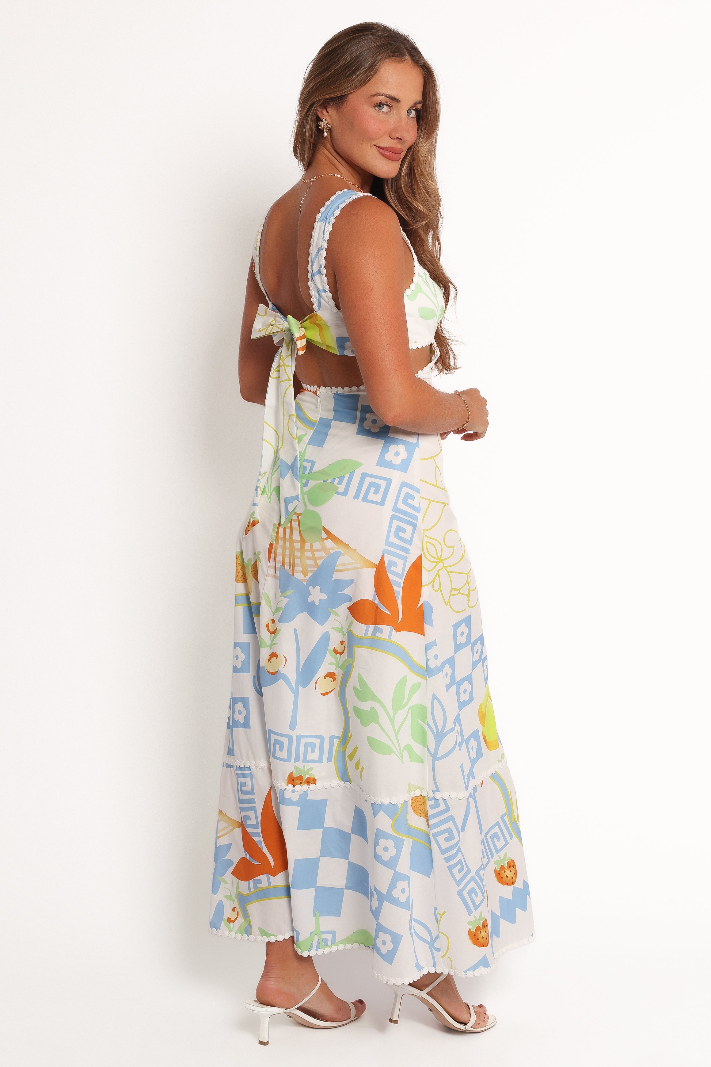 Janina Maxi Dress - Stylish Multi Print Flowy Summer Dress for Women | Perfect for Beach, Vacation & Casual Outings
