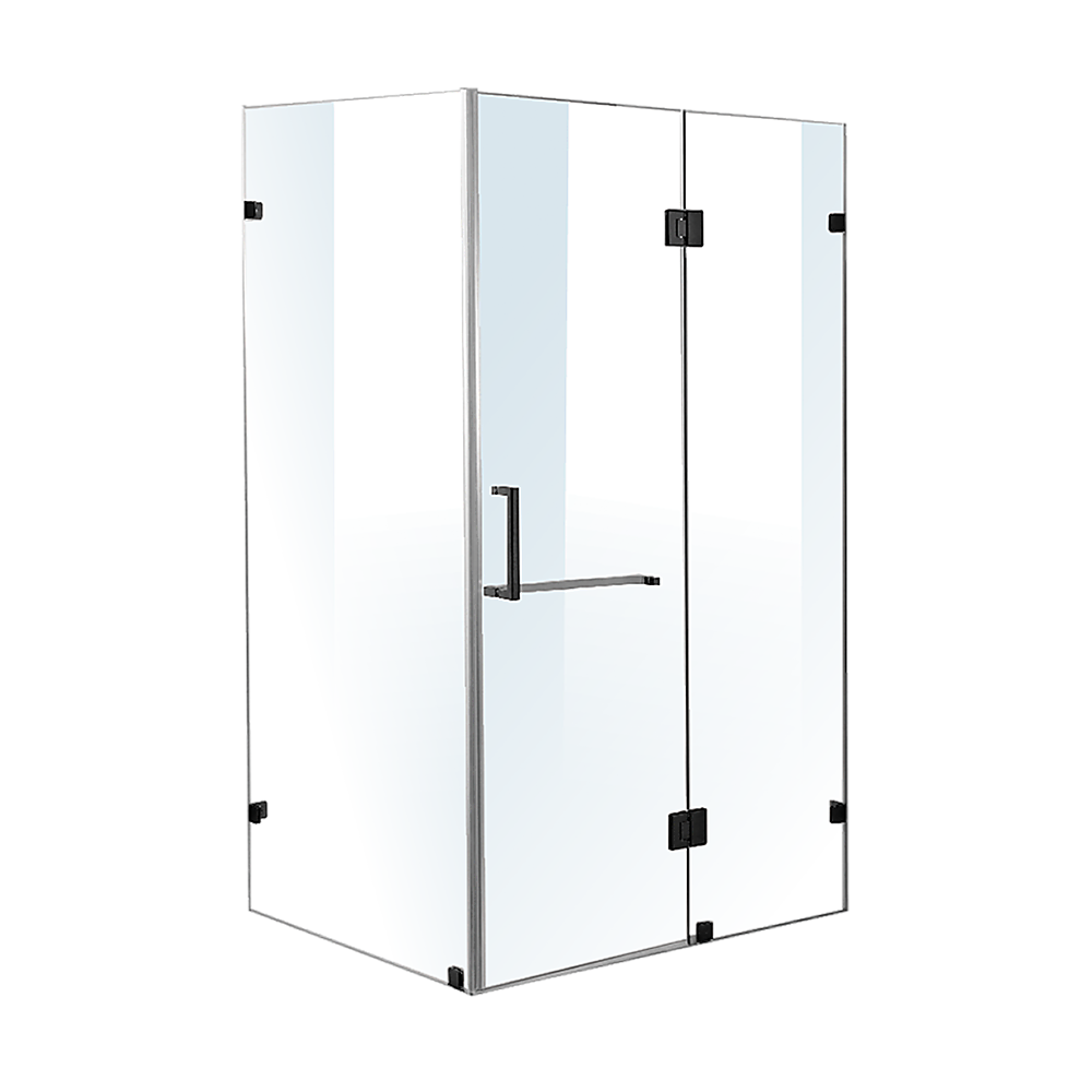 10mm Frameless Glass Shower Screen 1200x1000mm - Modern Bathroom Enclosure by Della Francesca - Perfect for Walk-in Showers and Bathroom Renovations