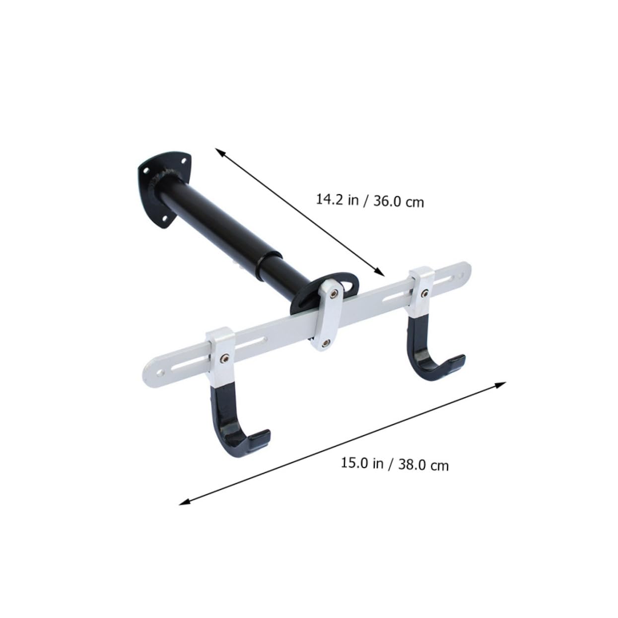 SUPVOX Adjustable Bike Wall Mount Rack - 1 Pack Swivel Bike Parking Stand for Garage Storage | Space-Saving Bicycle Holder for Indoor & Outdoor Use | Perfect for Apartments, Homes & Bike Shops