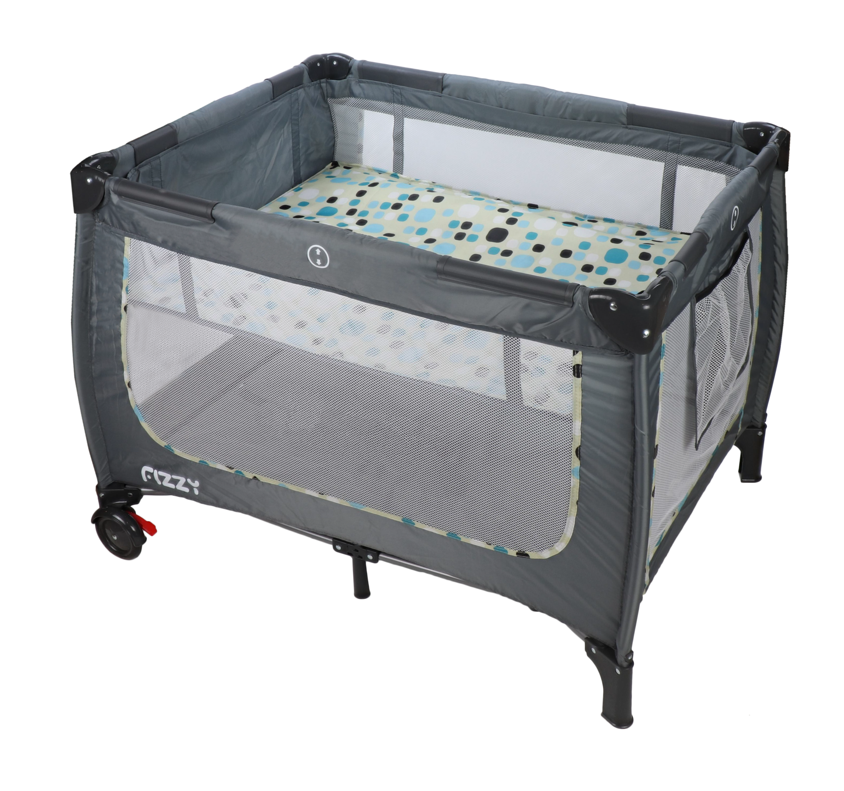 Fizzy Pack 'n Play 2-Level Baby Playpen - Portable Play Yard for Toddlers & Infants - Indoor/Outdoor Safe Play Area for Home, Travel & Daycare Use