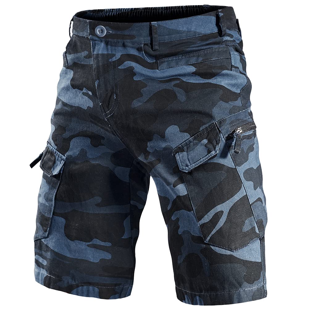 Men's Tactical Cargo Cotton Work Shorts - Outdoor Hiking Fishing Hunting Shorts with Multiple Pockets | Durable Casual Wear for Adventure & Work