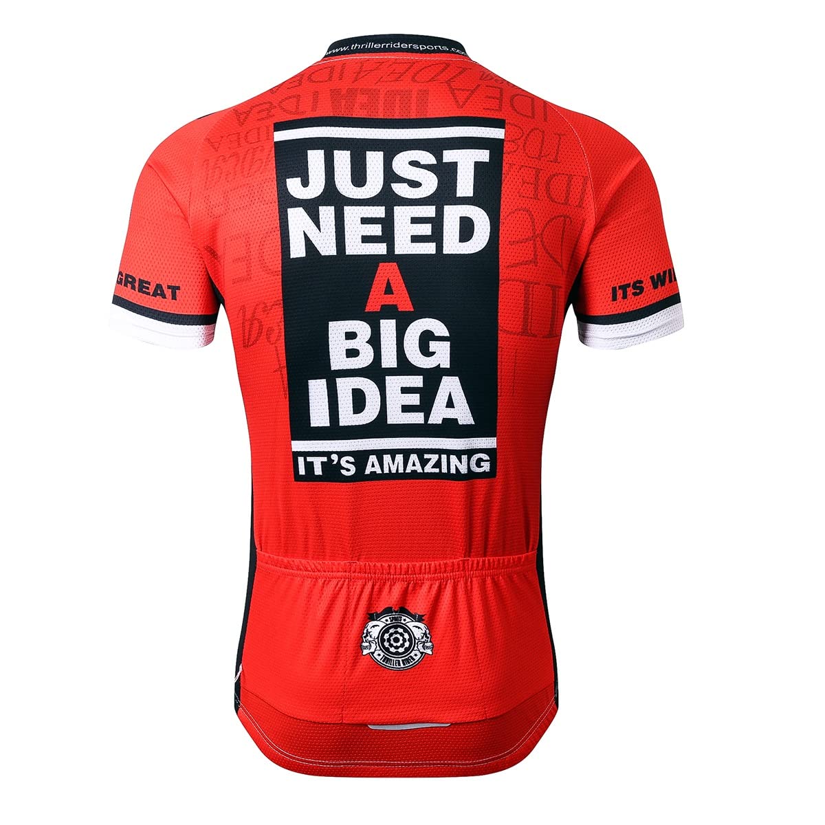 Men's Mountain Bike Short Sleeve Cycling Jersey - Breathable & Quick-Dry for Thrill Rider Sports - Perfect for Outdoor Cycling, Road Biking & Mountain Adventures