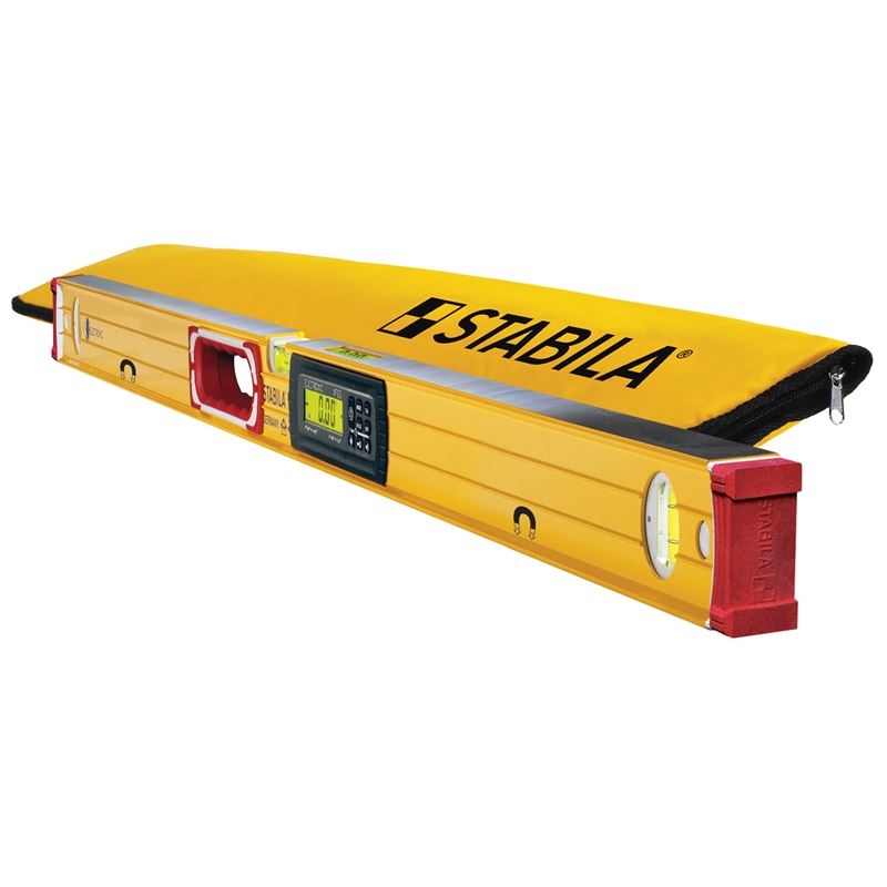 48 Inch Type 196 2M Digital Tech Level Magnetic Measuring Tape - Perfect for Construction, DIY Projects, and Professional Engineering Work
