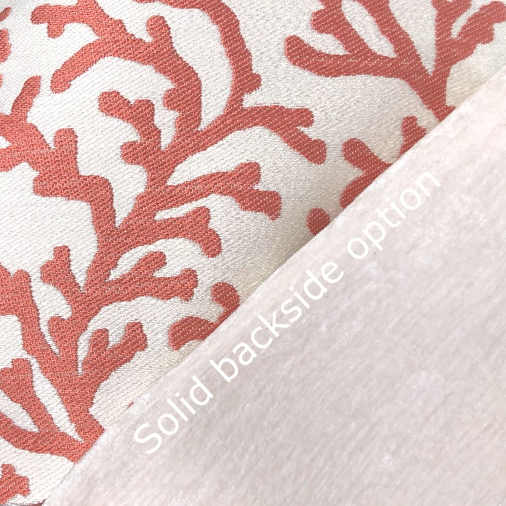 Juliet Red Coral Reef Pattern Pillow Cover - Decorative Throw Pillow Case for Sofa, Bed & Home Decor - 18x18 Inches