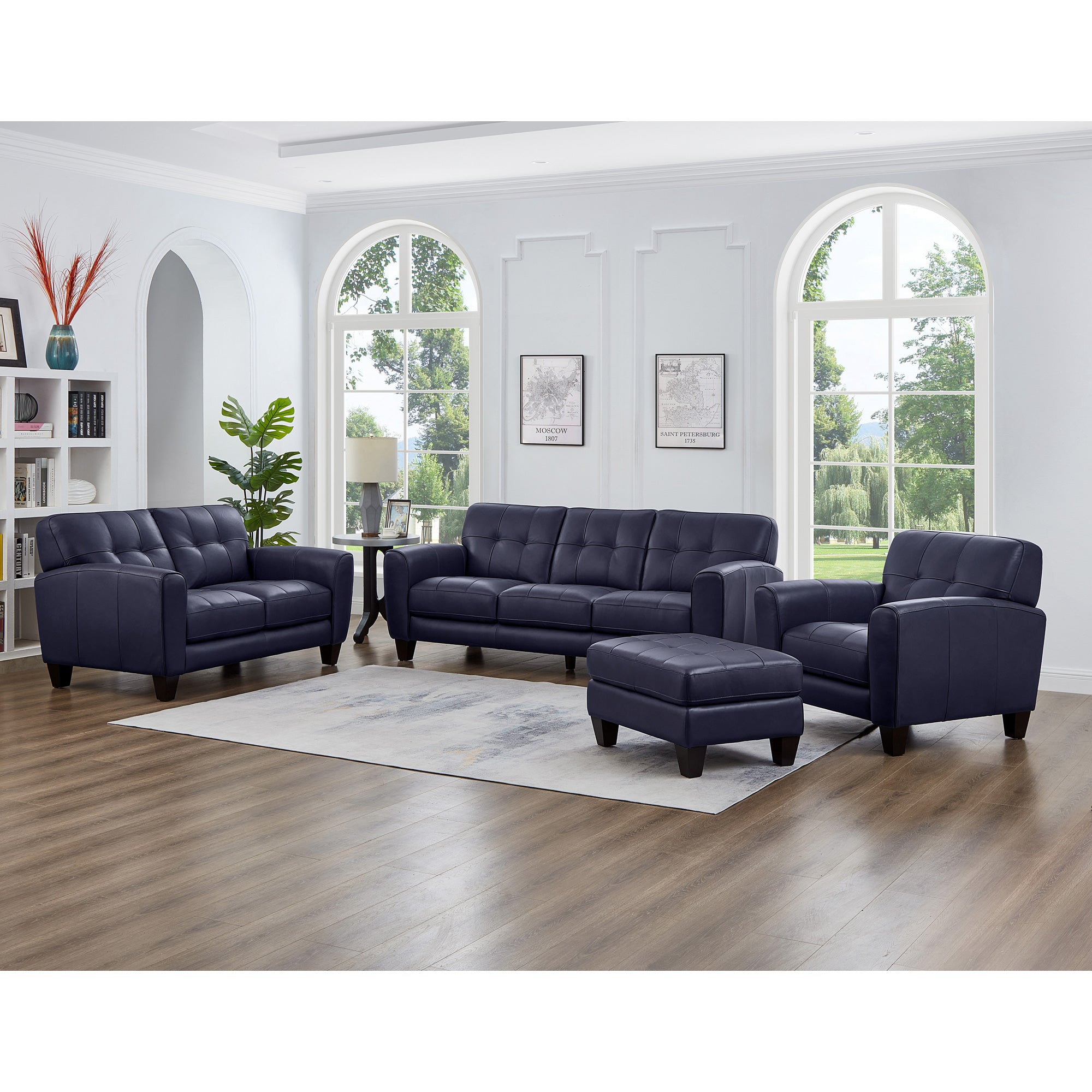 Modern Asher Chair - Stylish and Comfortable Accent Chair for Living Room, Bedroom, or Office - Perfect for Relaxing, Reading, and Entertaining Guests