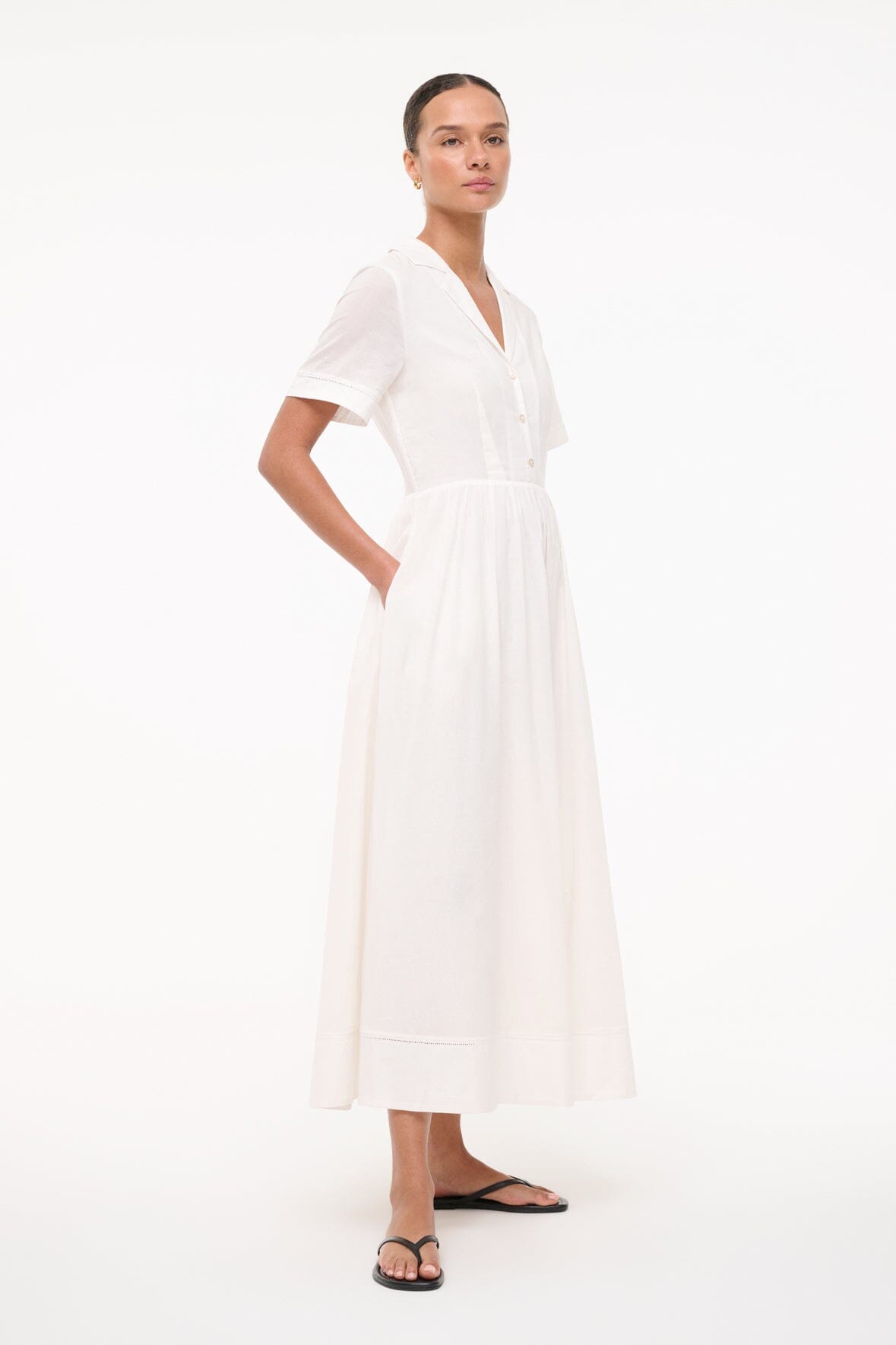Elegant White Meryl Dress for Women - Perfect for Weddings, Parties & Special Occasions