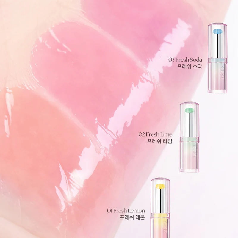 CLIO Crystal Balm Plumper 3.3g - Hydrating Lip Gloss with Plumping Effect, Vegan & Cruelty-Free - Perfect for Daily Moisture & Night Care