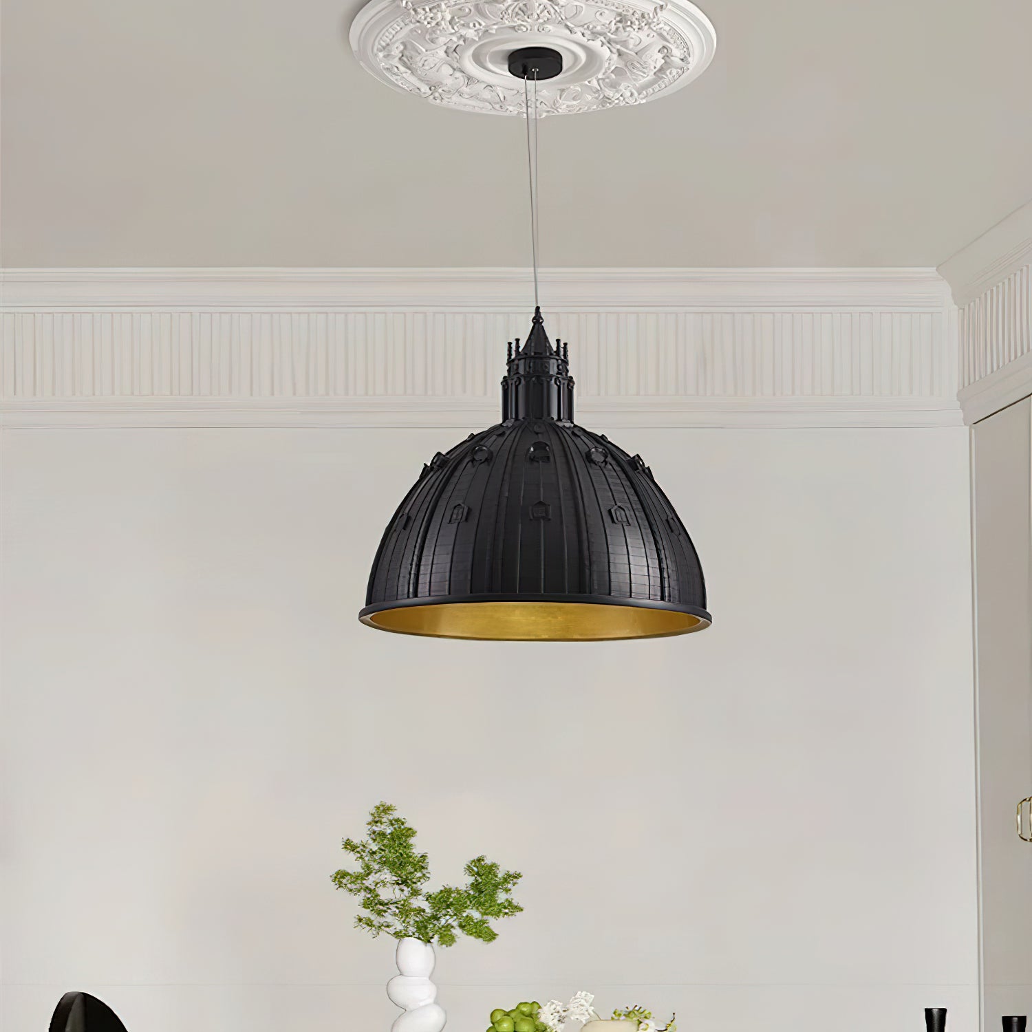 Seletti Cupolone Pendant Lamp - Modern Glass Ceiling Light Fixture for Dining Room, Living Room & Bedroom Decor