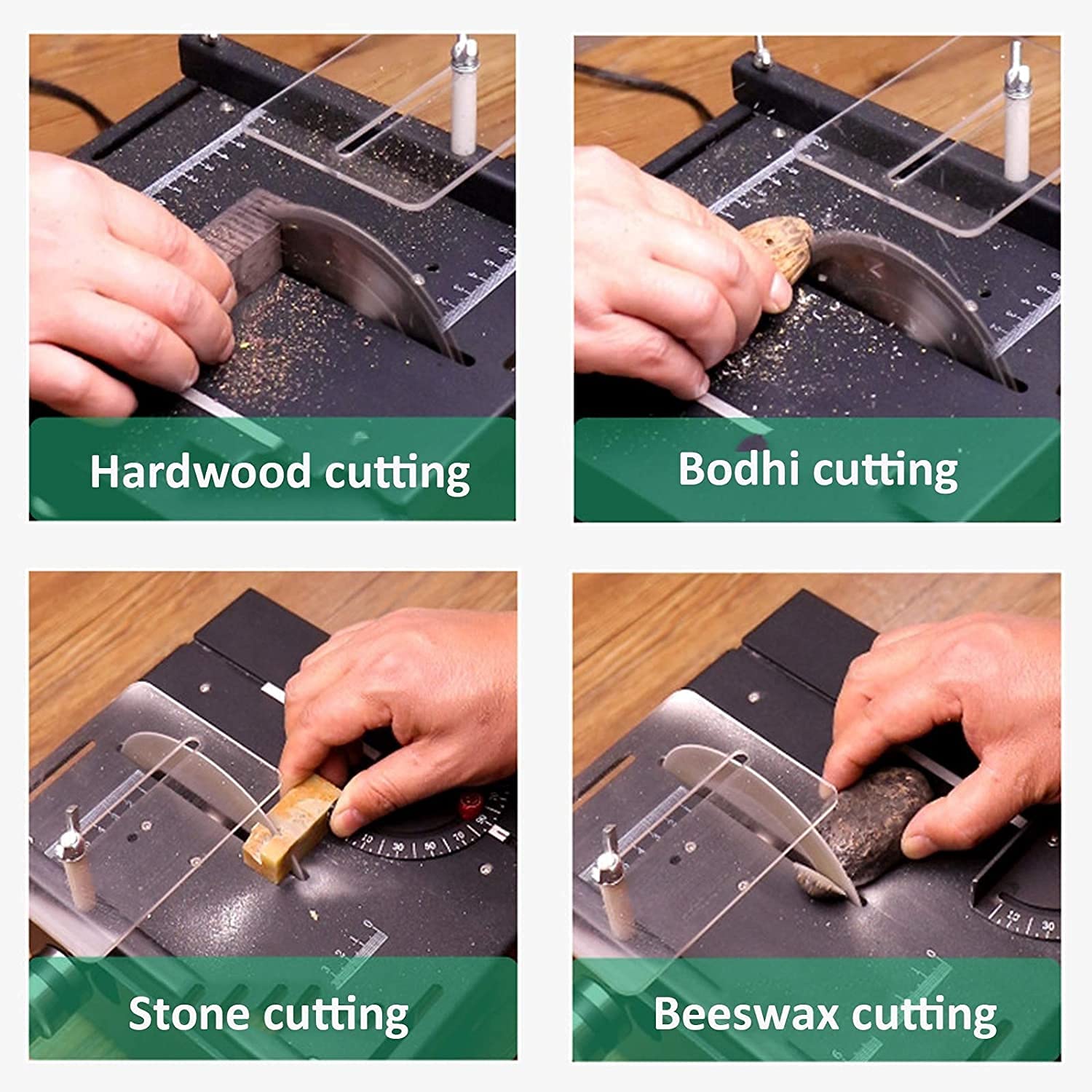 Precision Mini Table Saw for Wood & Stone - DIY Engraving & Polishing Tool