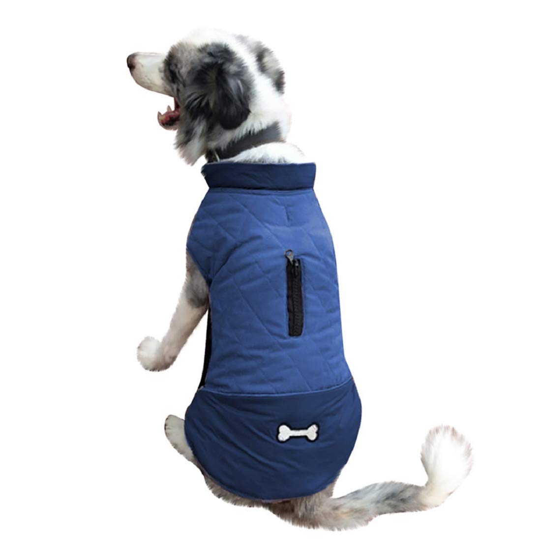Windproof Waterproof Reversible Dog Coat - Winter Warm Vest for Small Medium Large Dogs - Perfect for Cold Weather Walks & Outdoor Adventures