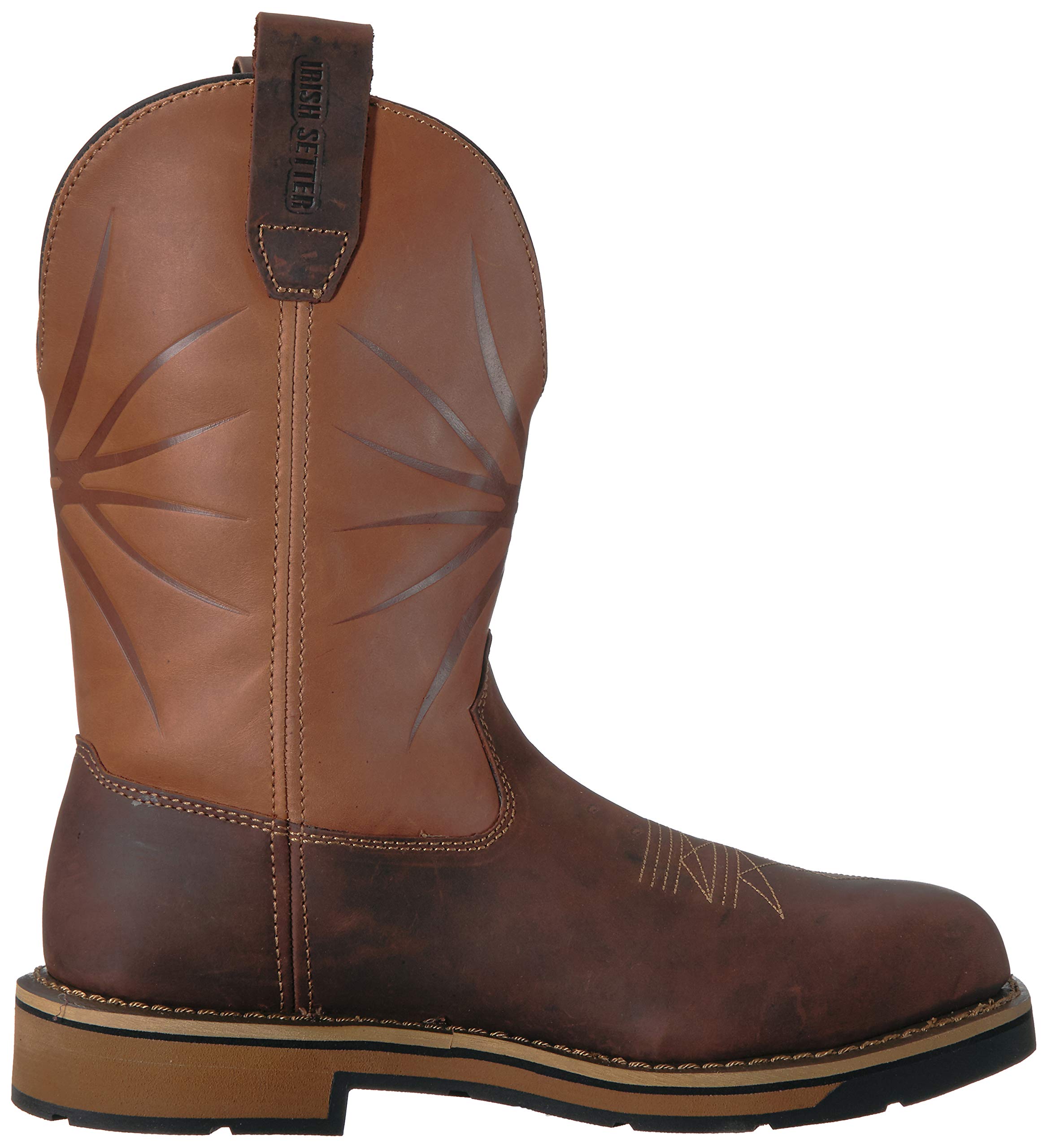 Irish Setter Men's Walker Safety Toe Western Work Boots - Durable & Comfortable for Construction, Ranch Work & Outdoor Activities