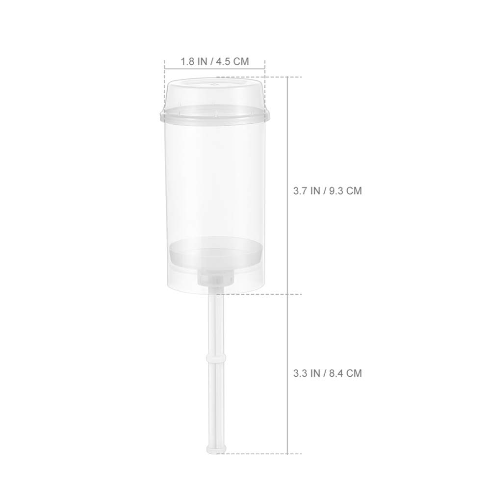 30pcs Mini Cake Maker Cupcake Holders with Lids - Bulk Candy Cake Pop Containers, Clear Acrylic Push Pop Stand for Lollipops & Cake Shooter | Perfect for Party Favors, Baking Display & Dessert Packaging