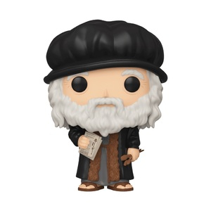 Funko Pop! Leonardo Da Vinci Vinyl Figure [04] - Collectible Art Toy for Home Decor, Office Display & Gift for Art Lovers