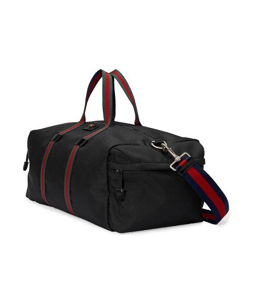 Gucci Technical Canvas Duffle Bag in Brown - Stylish Travel Duffel for Men & Women, Perfect for Gym, Weekend Getaways & Business Trips