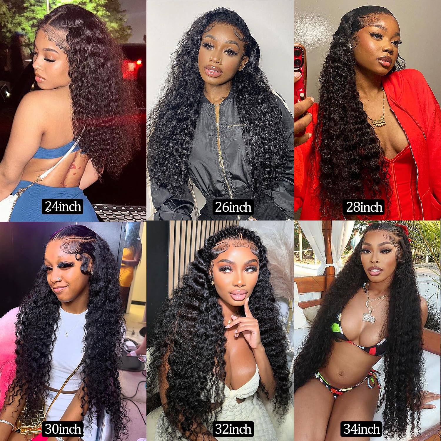 Lemoda 13x6 HD Transparent Lace Front Wig 250% Density Deep Wave Human Hair - 22 Inch Full Lace Frontal Wigs for Black Women | Perfect for Daily Wear, Special Occasions & Protective Styling