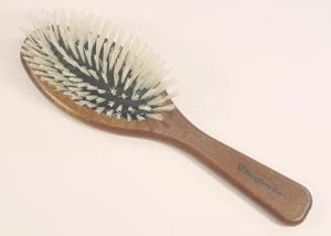 Regincos Blonde Bristle Brush for Fine to Normal Keratin Treated Hair - Gentle Detangling & Shine Booster for Salon-Quality Hair Care at Home