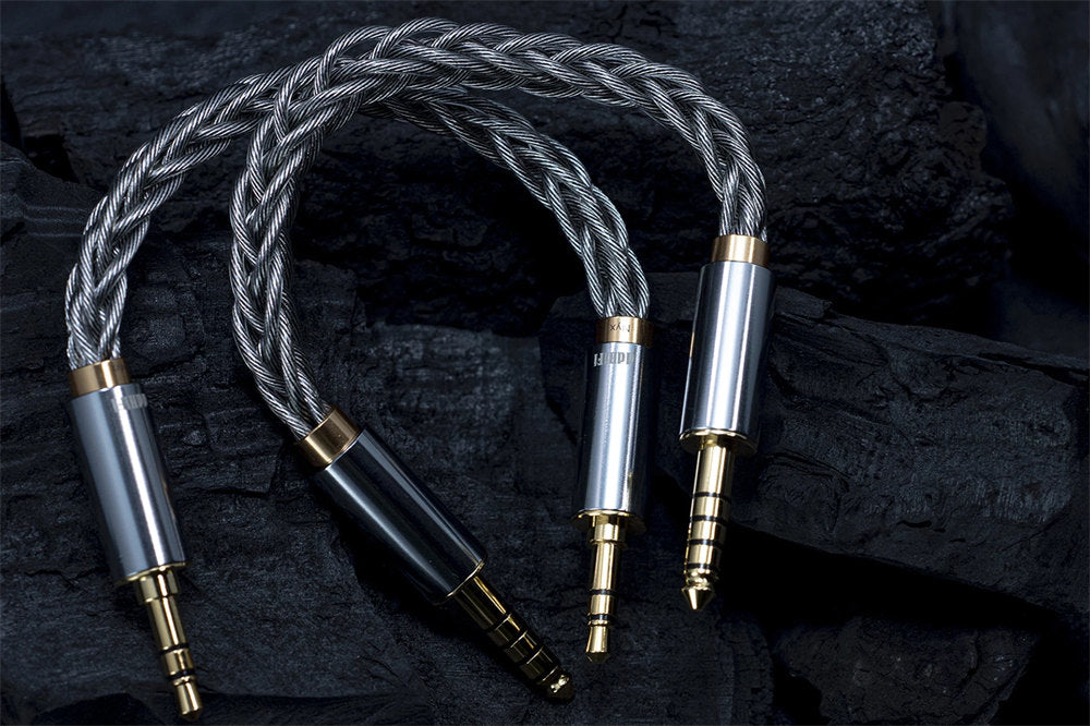 DD ddHiFi Nyx Series BC35B 3.5mm & BC44B 4.4mm Premium Audio Cables for Headphones - High-Quality Balanced Cable for Audiophiles, HiFi Systems, and Portable Music Players