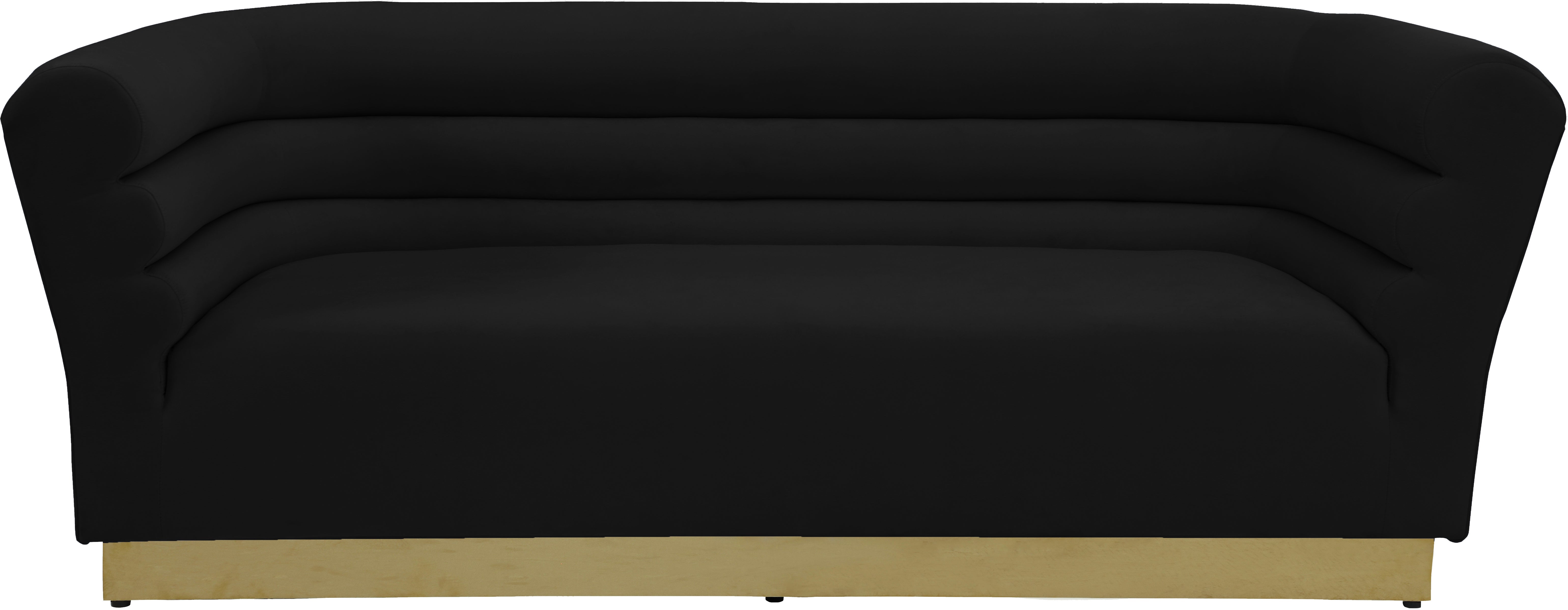 Luxury Bellini Velvet Sofa - Modern Plush Upholstered Couch for Living Room, Lounge & Home Decor - Soft Comfortable Sectional Sofa for Apartment, Dorm or Office