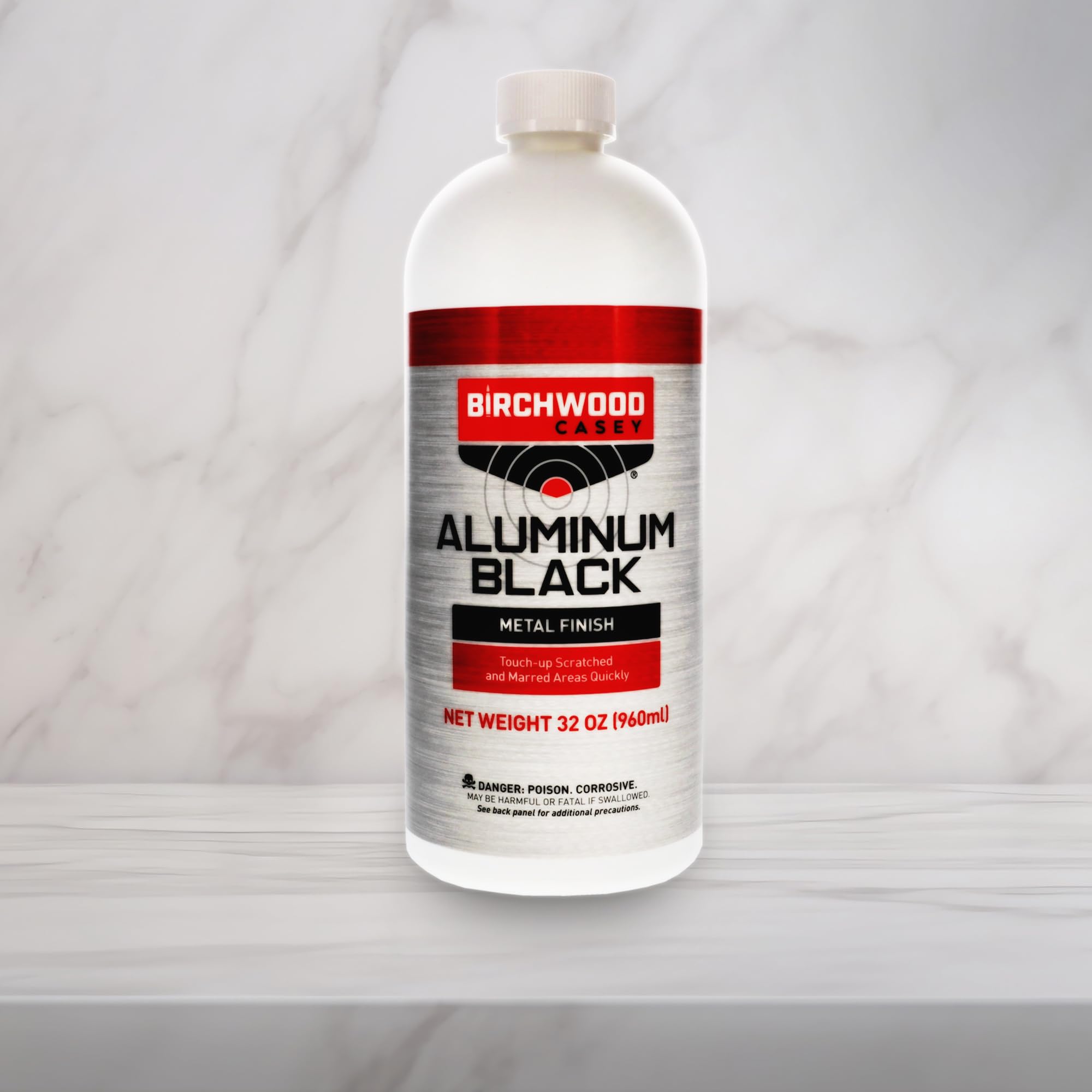 Birchwood Casey Fast-Drying Aluminum Black Metal Finish - Restores Scratches & Marks on Guns, Tools & Metal Surfaces | Ideal for Gun Cleaning, Firearm Restoration & DIY Metal Repair