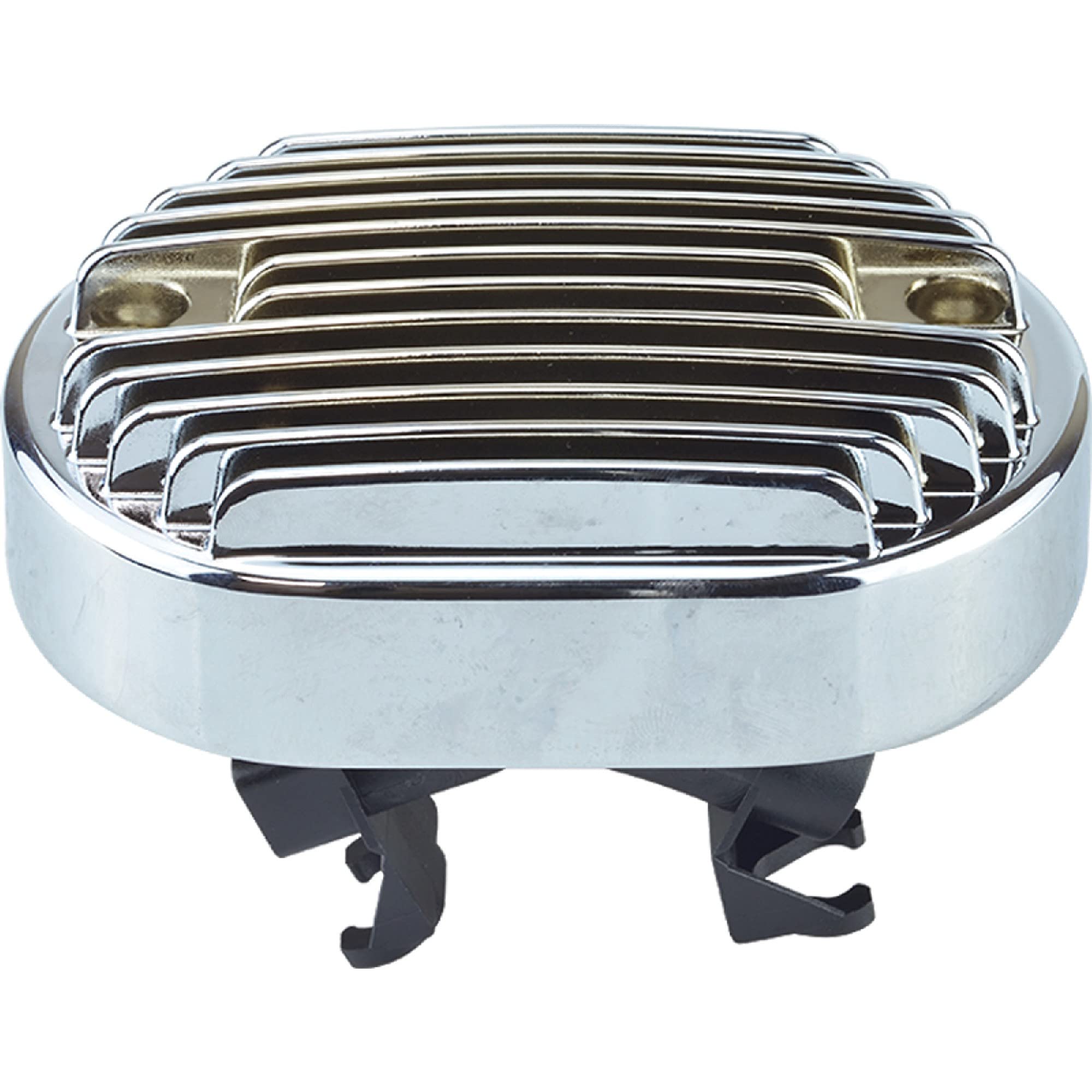 12V Chrome Voltage Regulator Rectifier Replacement for Harley Davidson Cross Bones FLSTSB 2011 - Motorcycle Part 230-22216 | Compatible with Harley Bikes for Smooth Electrical Performance & Battery Charging