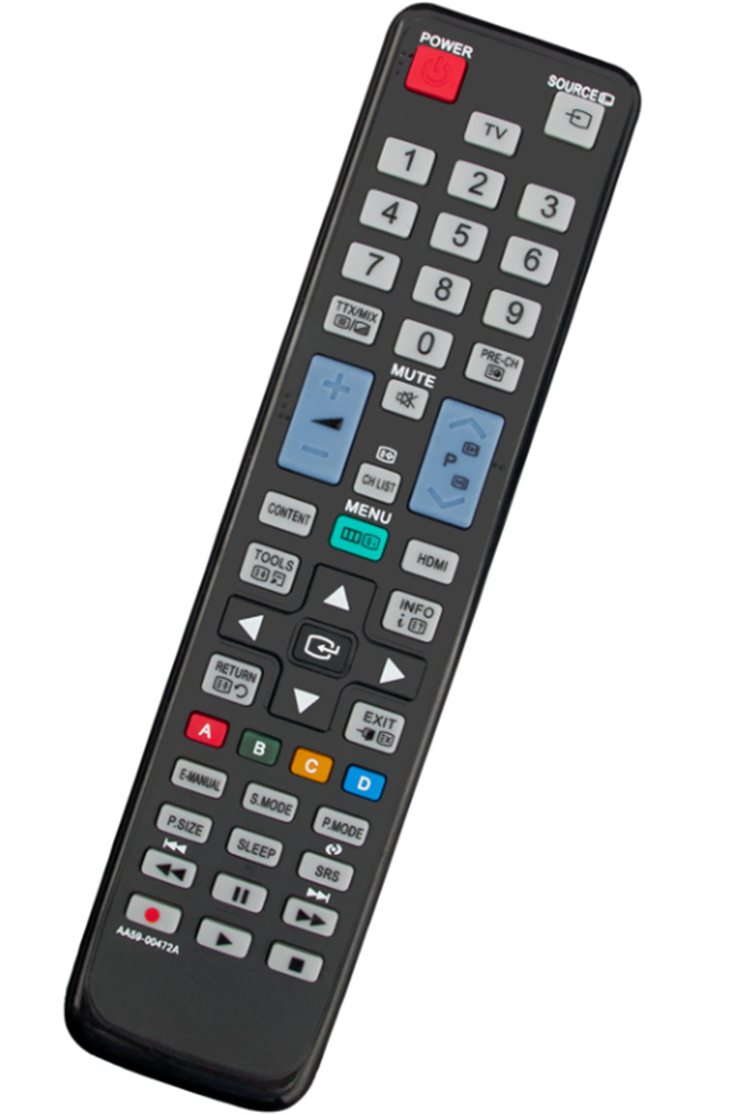Samsung TV Replacement Remote Control AA59-00472A - Universal Compatible with Most Samsung Smart TVs for Living Room, Bedroom & Home Theater Use
